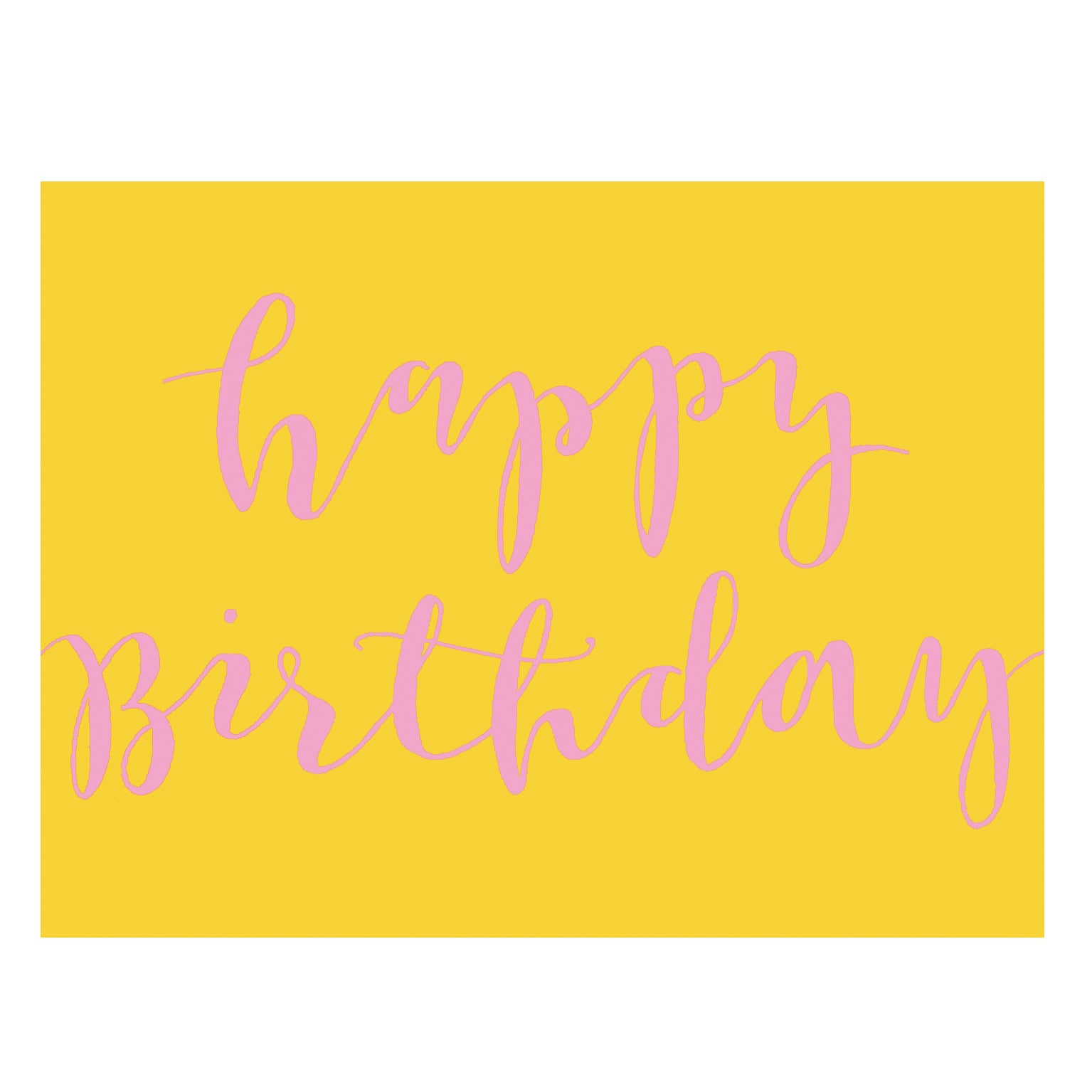 KBW35 mini happy birthday card