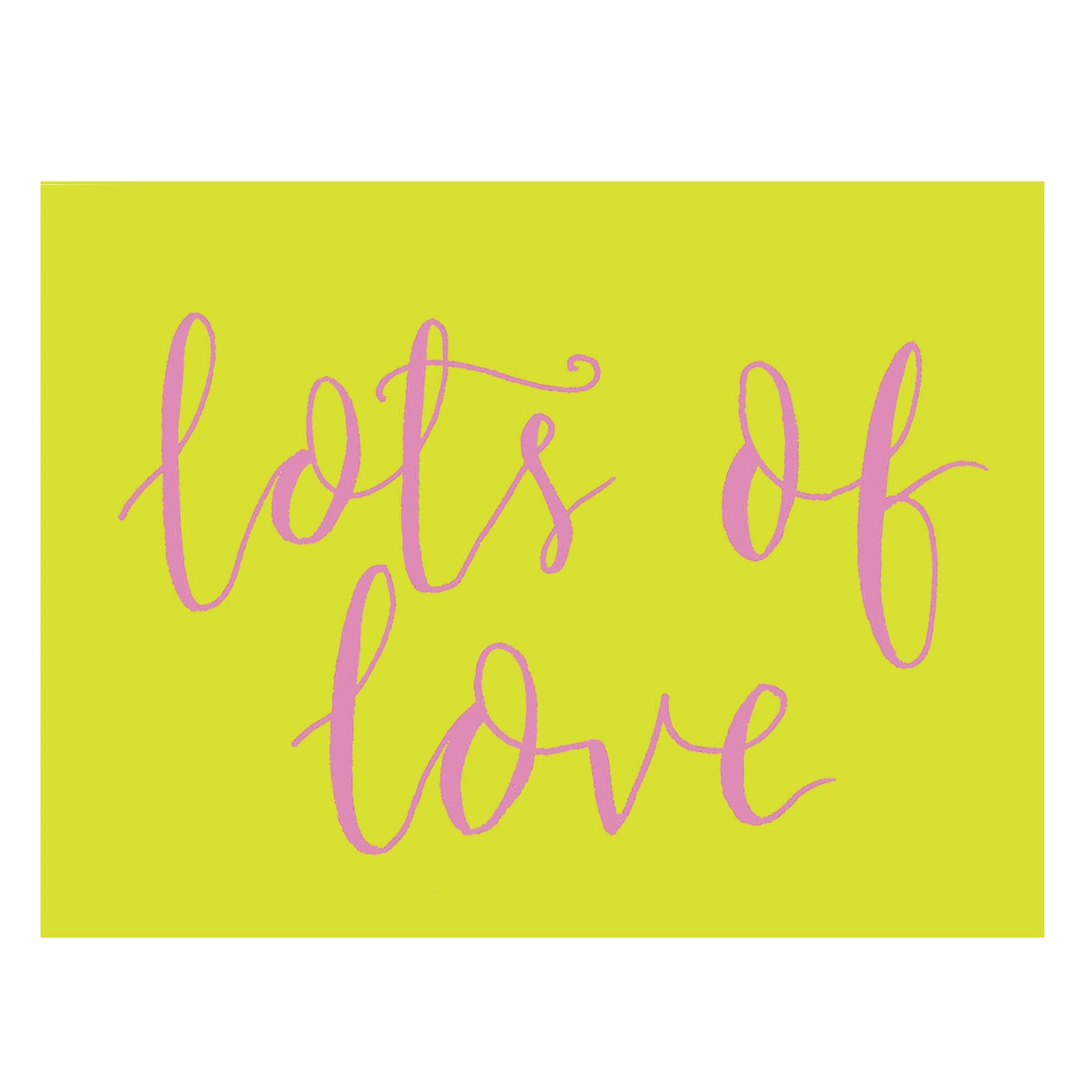 KBW36 mini lots of love card