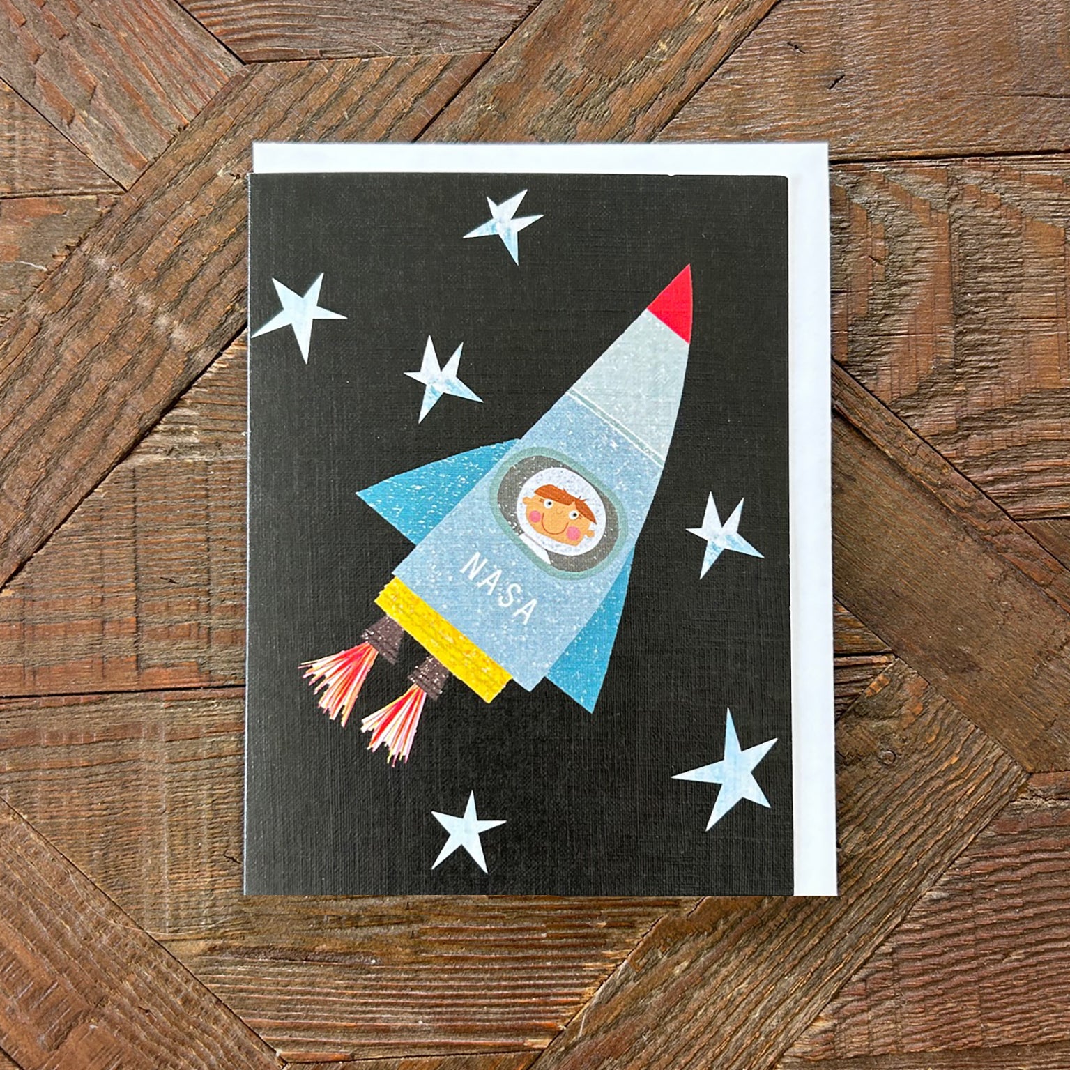 KTW36 mini spaceman greetings card
