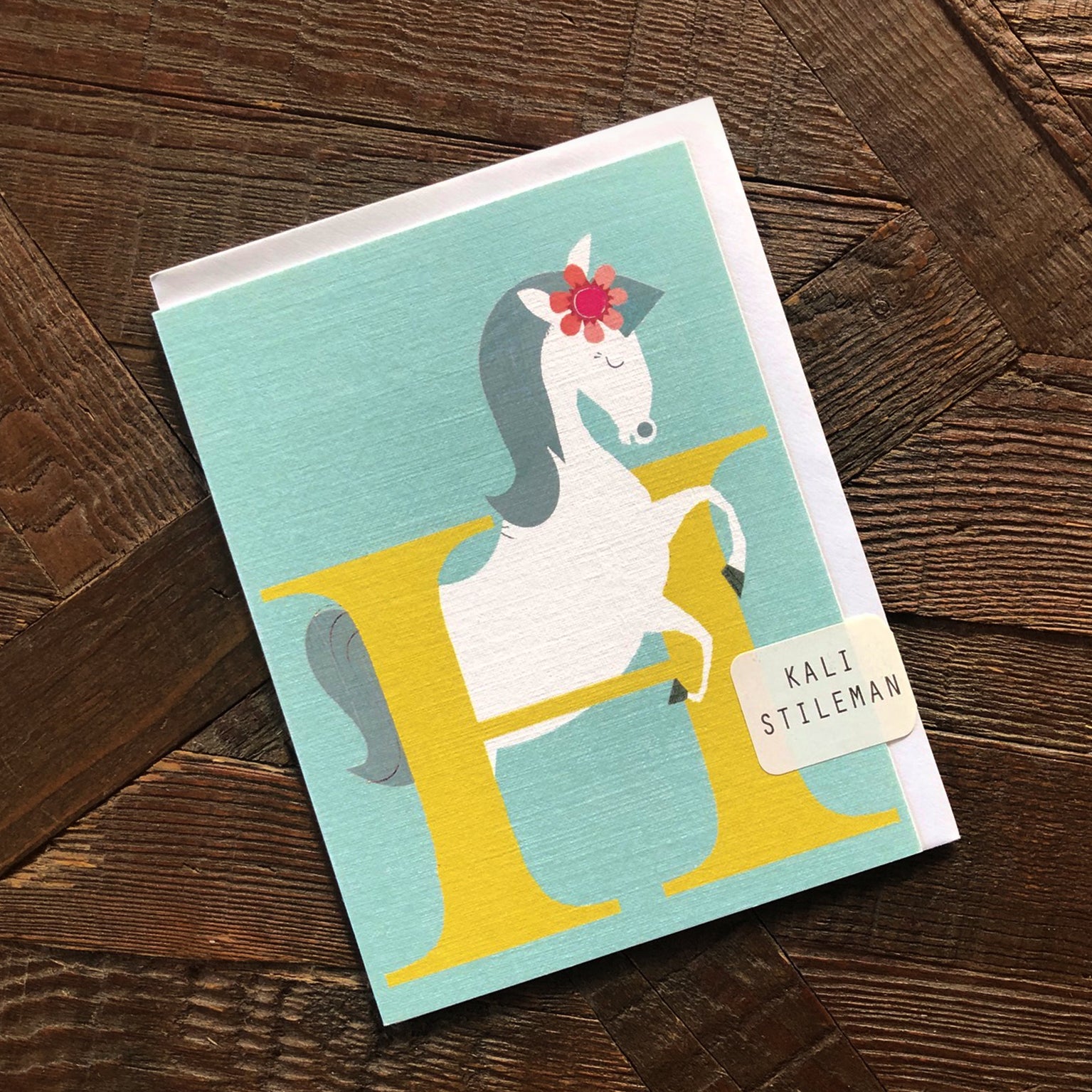 LTW08 mini H for horse card