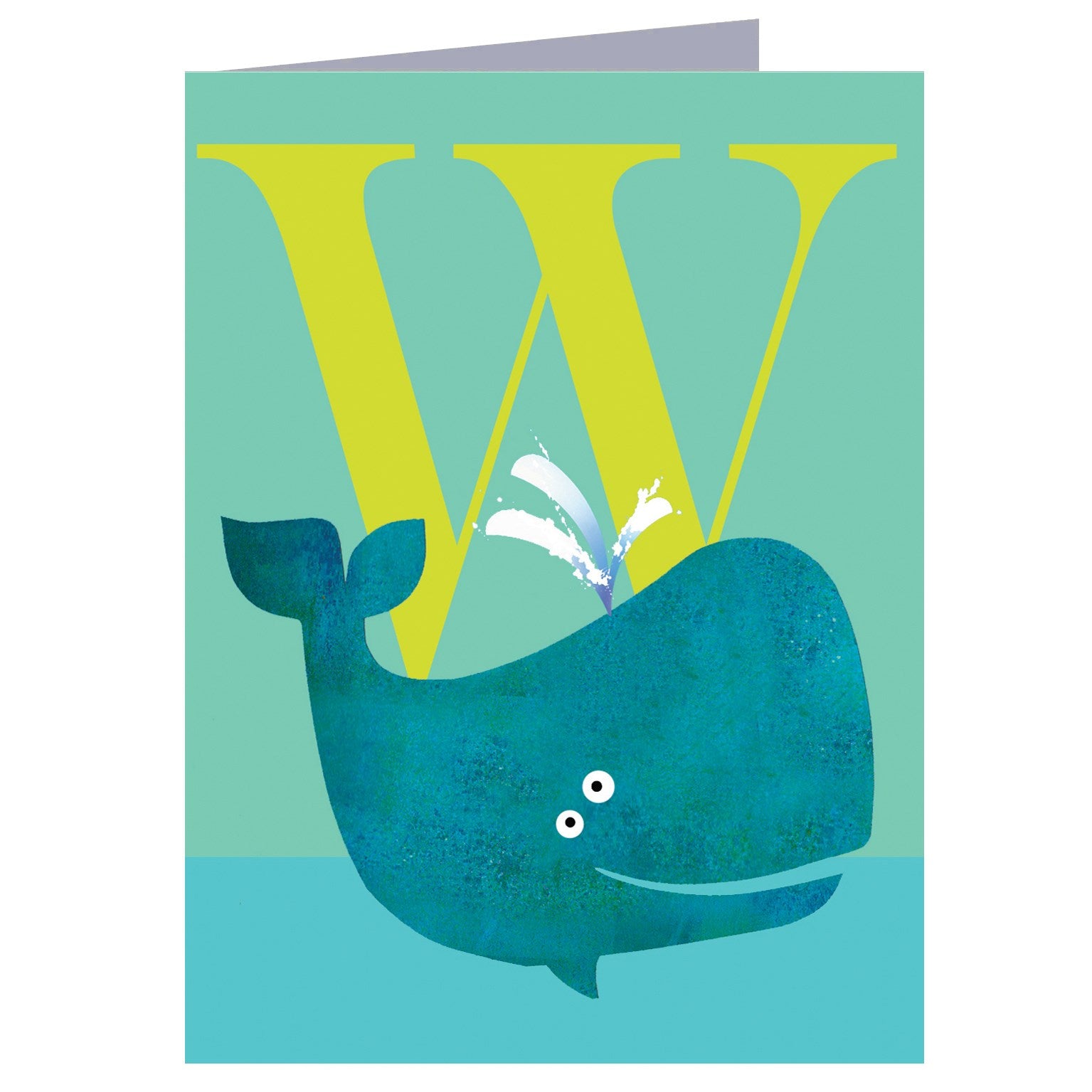 LTW23 mini W for whale card