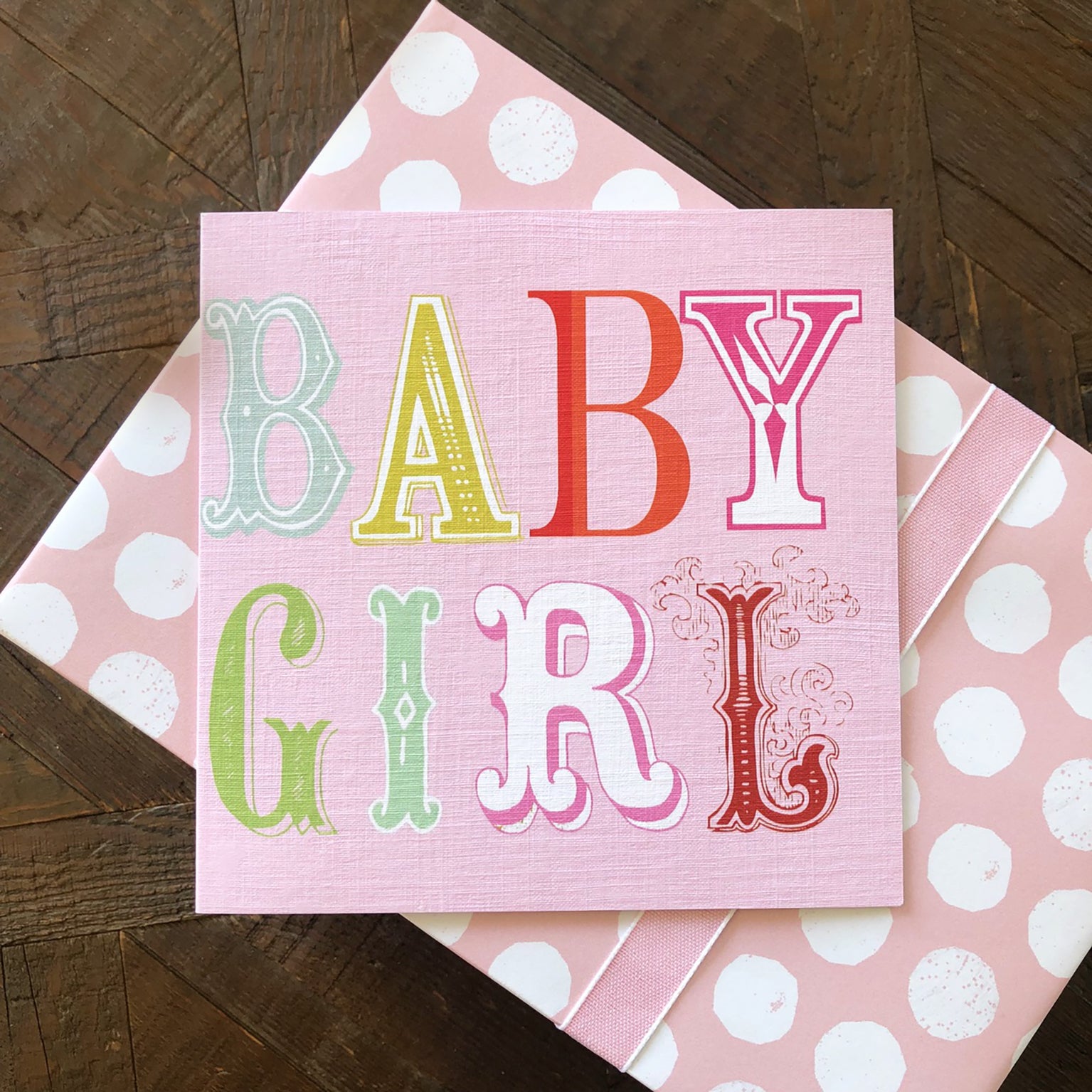 NB03 wordy baby girl card