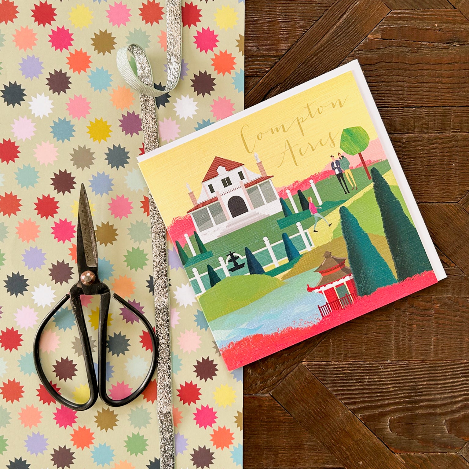 NT02 compton acres greetings card