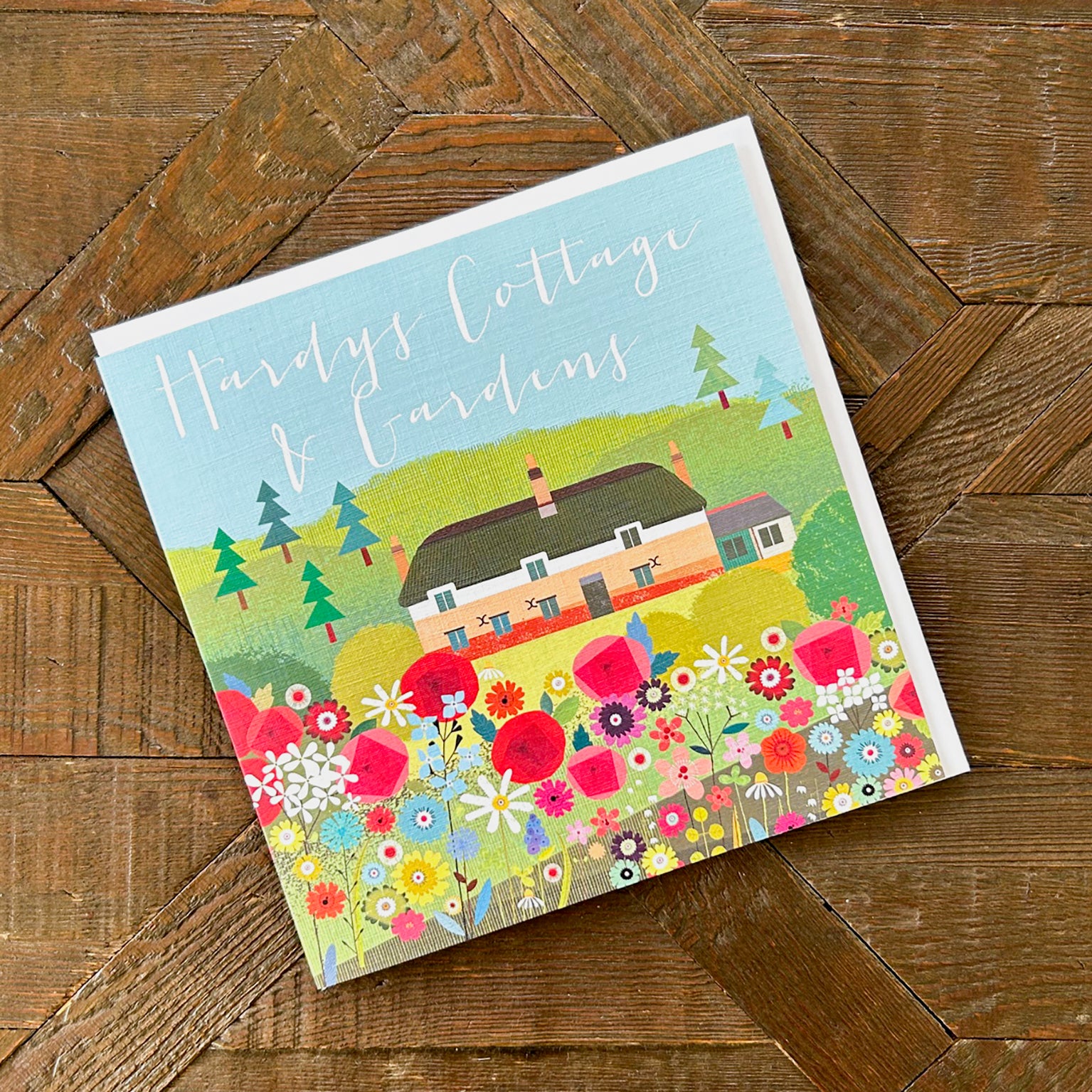NT05 hardys cottage greetings card