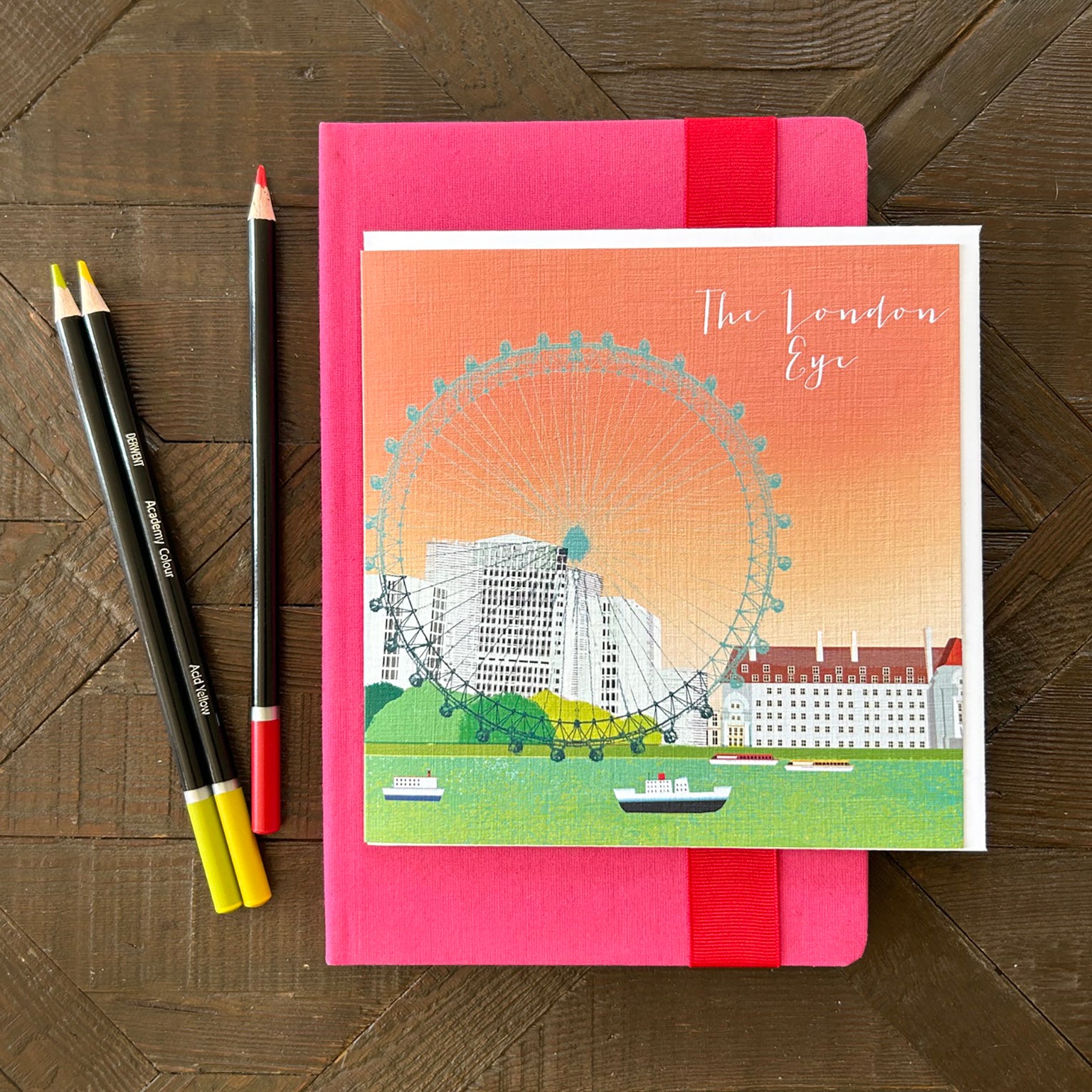 NT12 London Eye greetings card