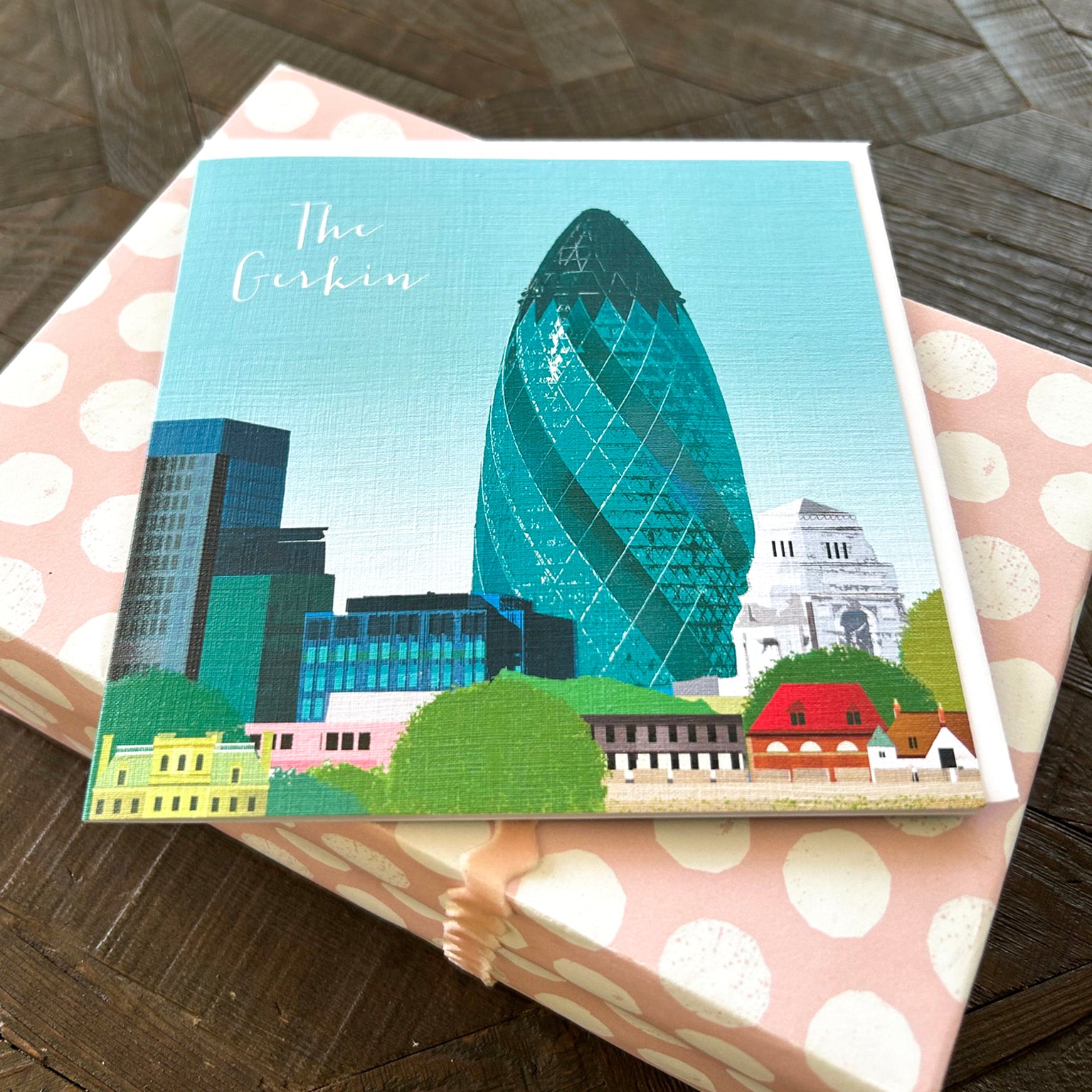NT14 The Gerkin greetings card