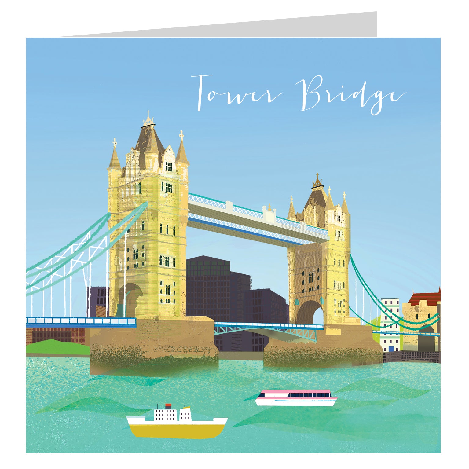 NT18 Tower Bridge greetings card
