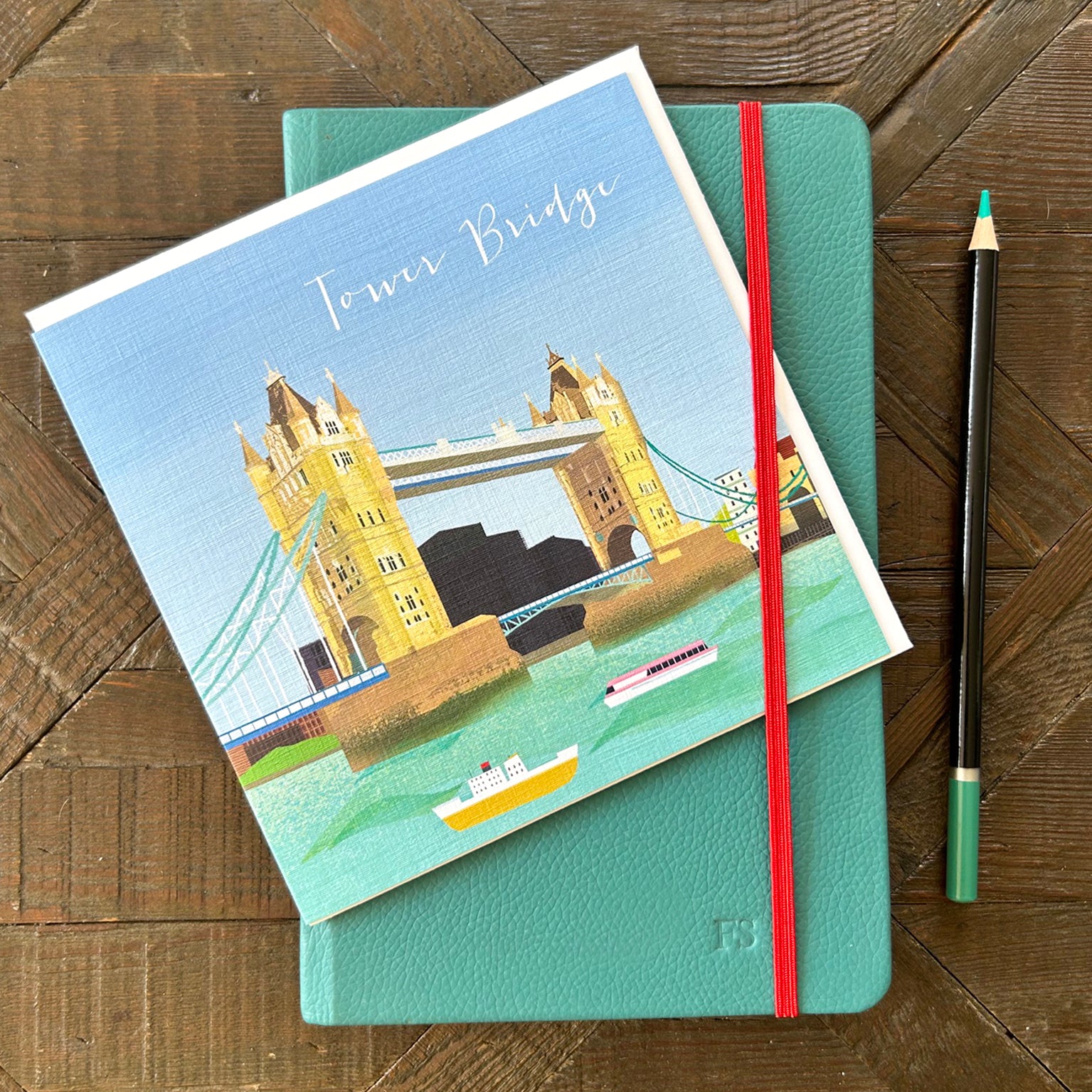 NT18 Tower Bridge greetings card