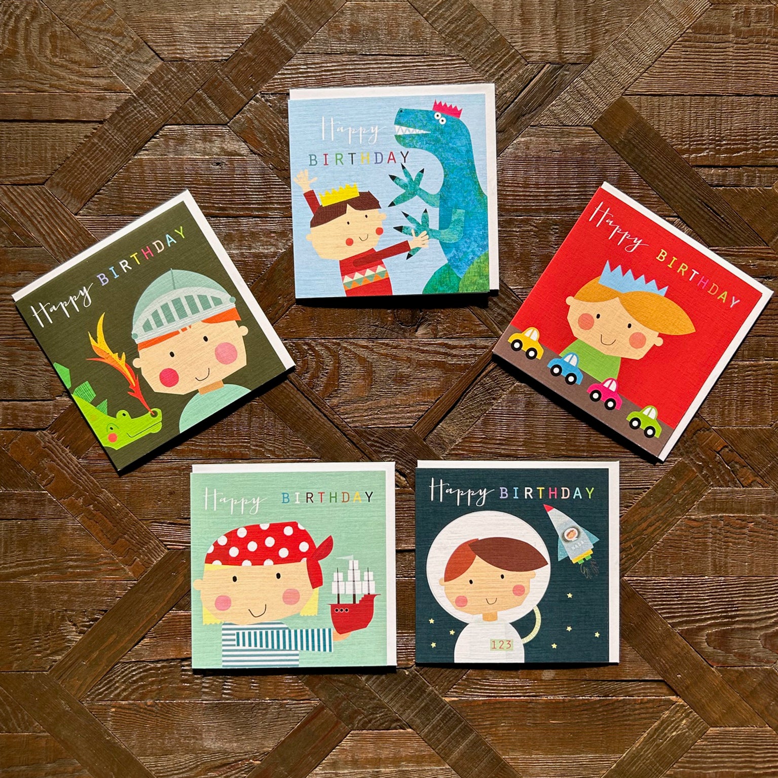 PK07 mixed boy birthday cards