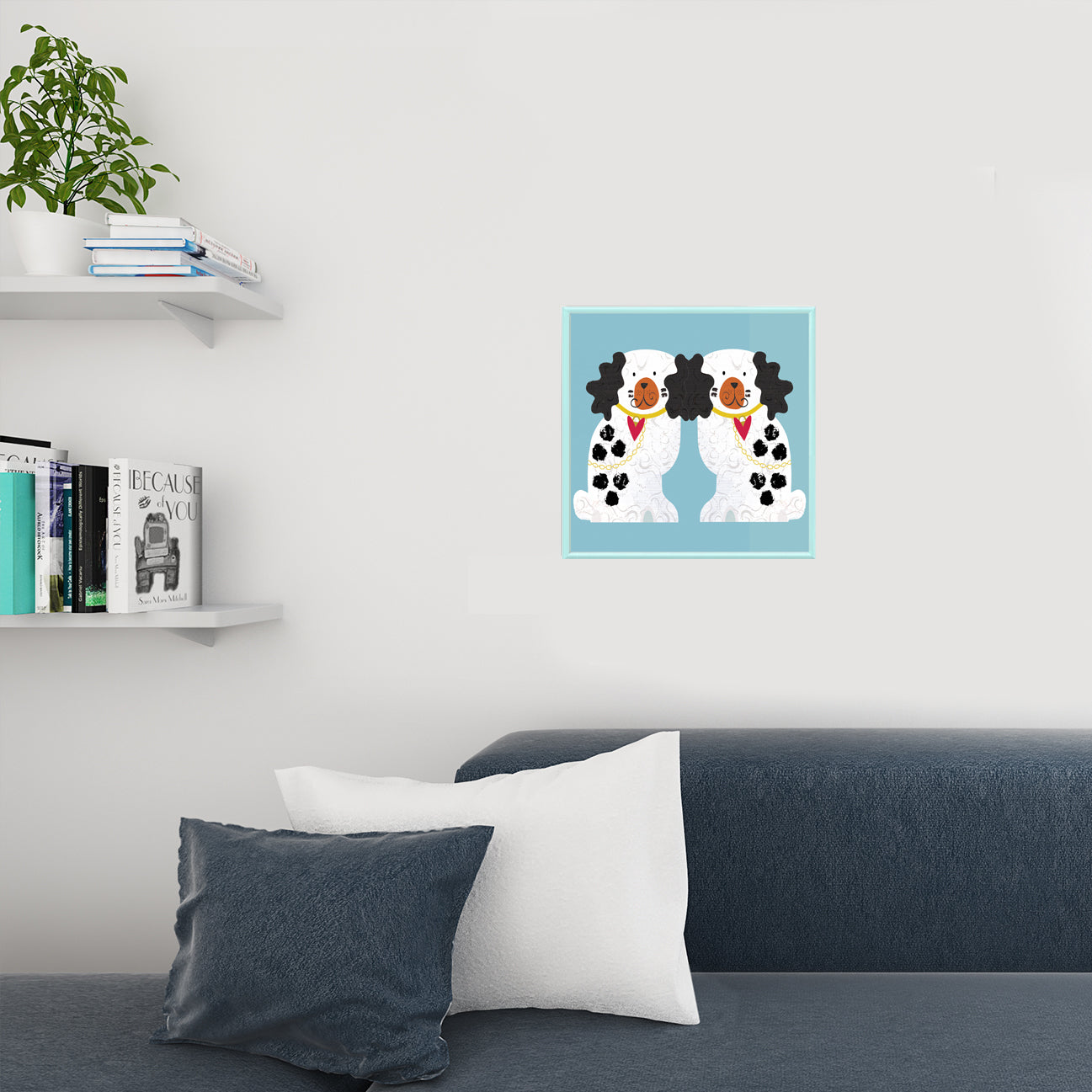 PT08 Staffordshire Dog Art Print