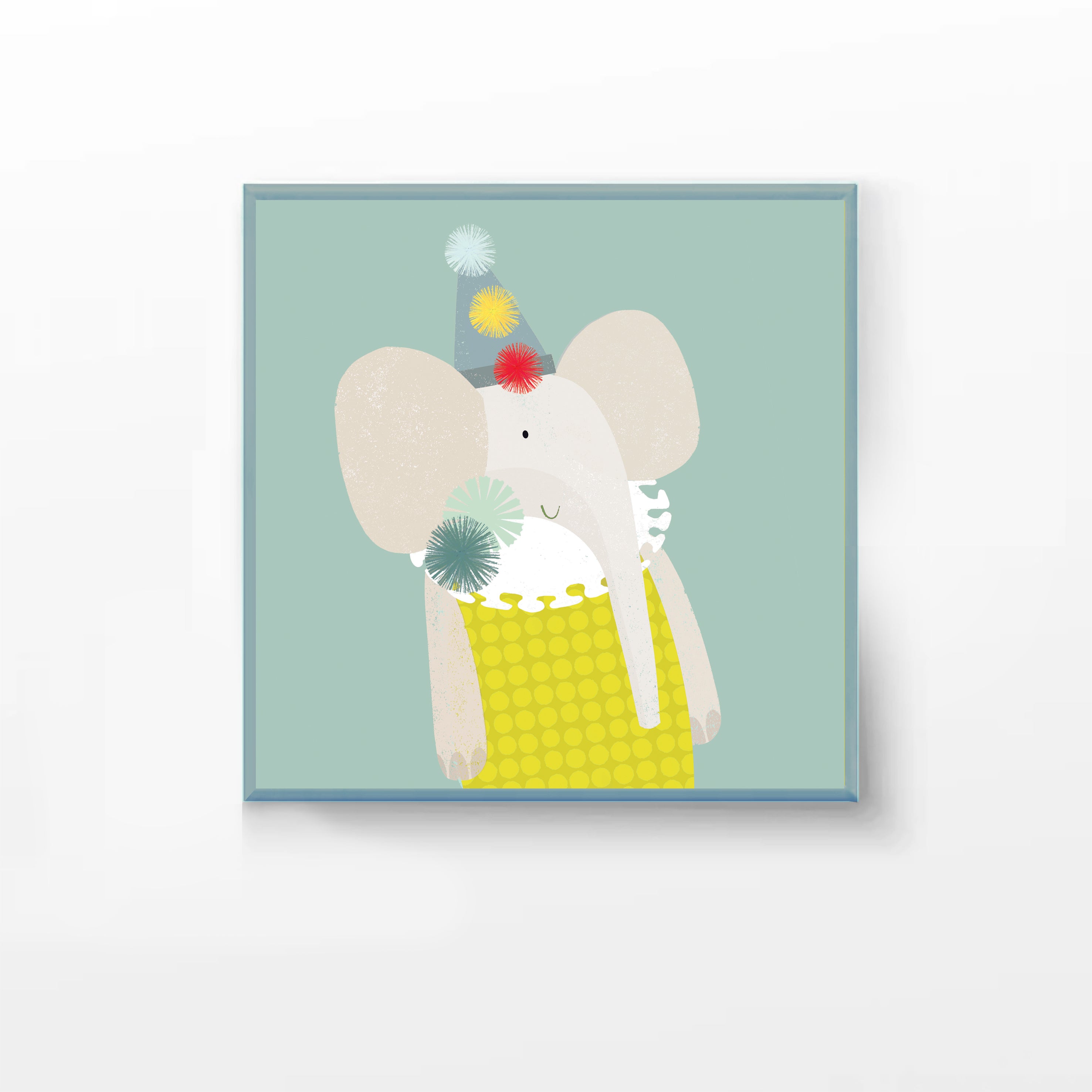 PT20 Felt Elephant  Poster