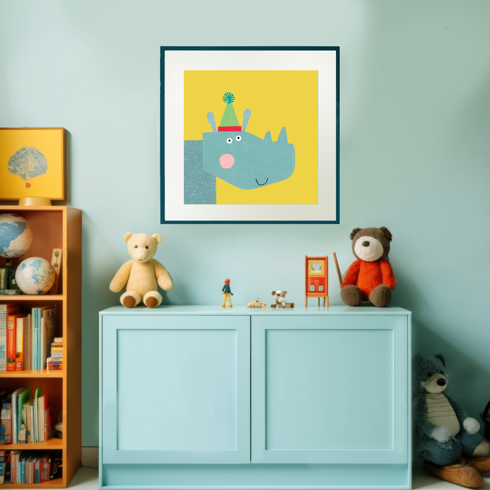 PT31 Rhino Art Print