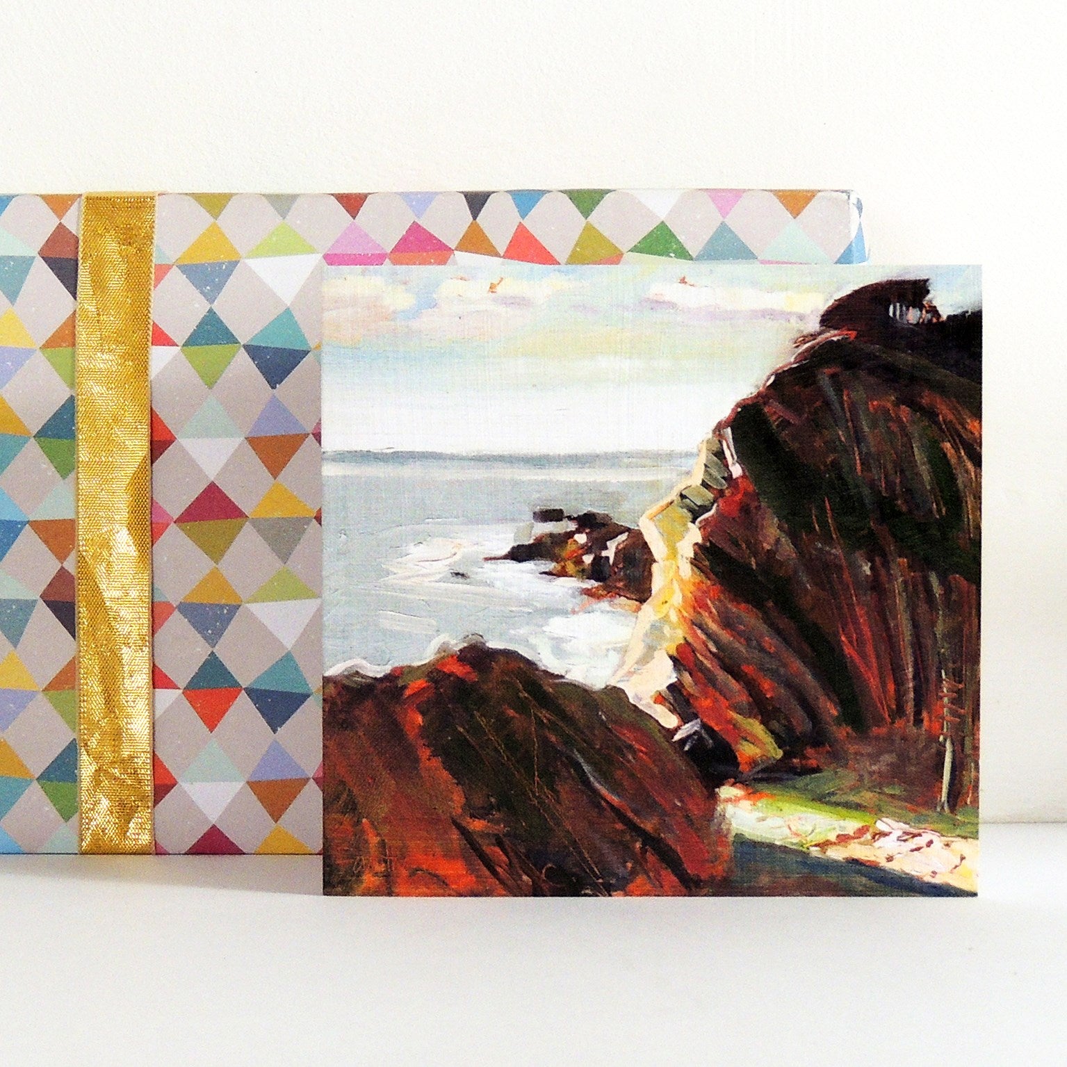 SF02 Stair Hole, Dorset greetings card