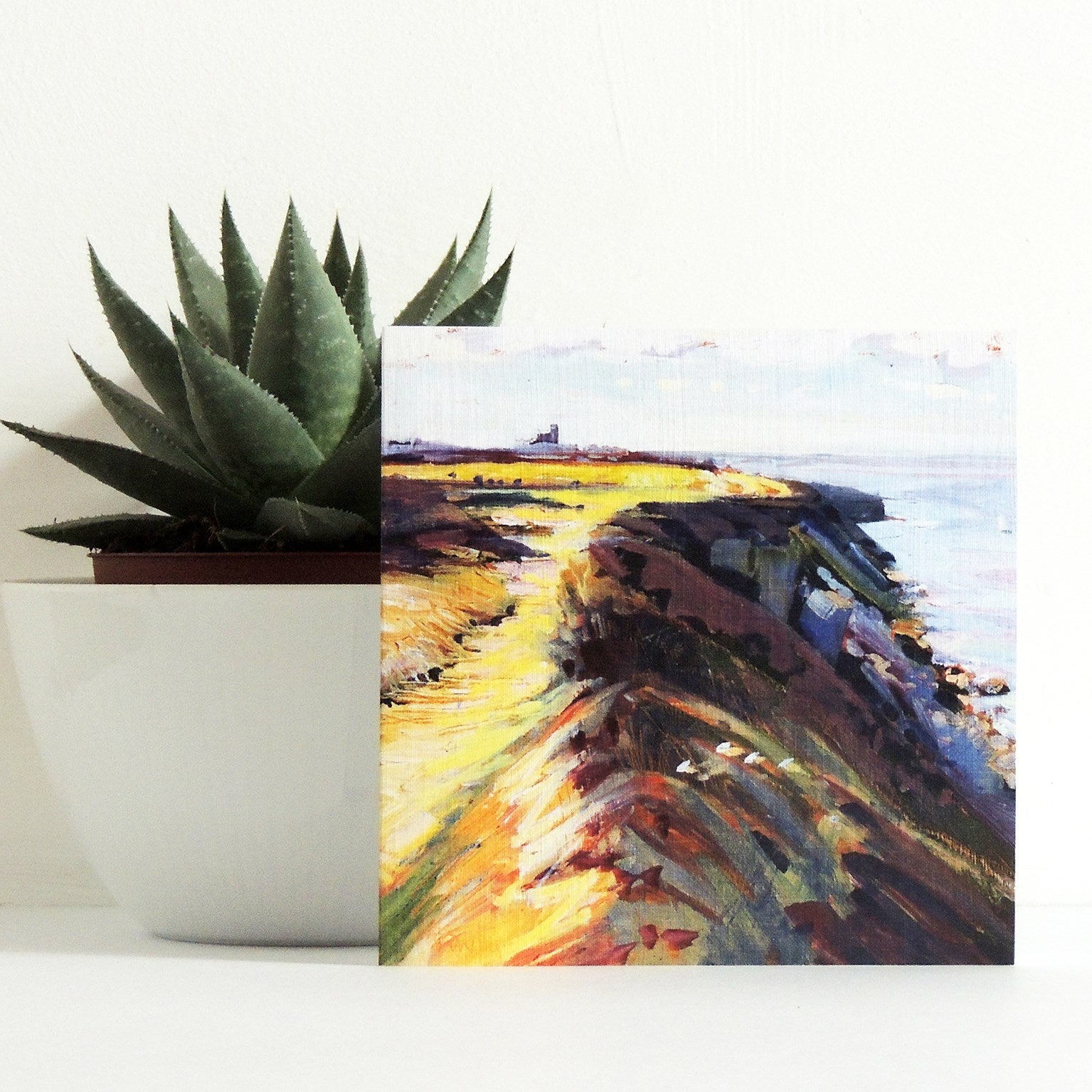 SF05 West Cliff, Portland greetings card