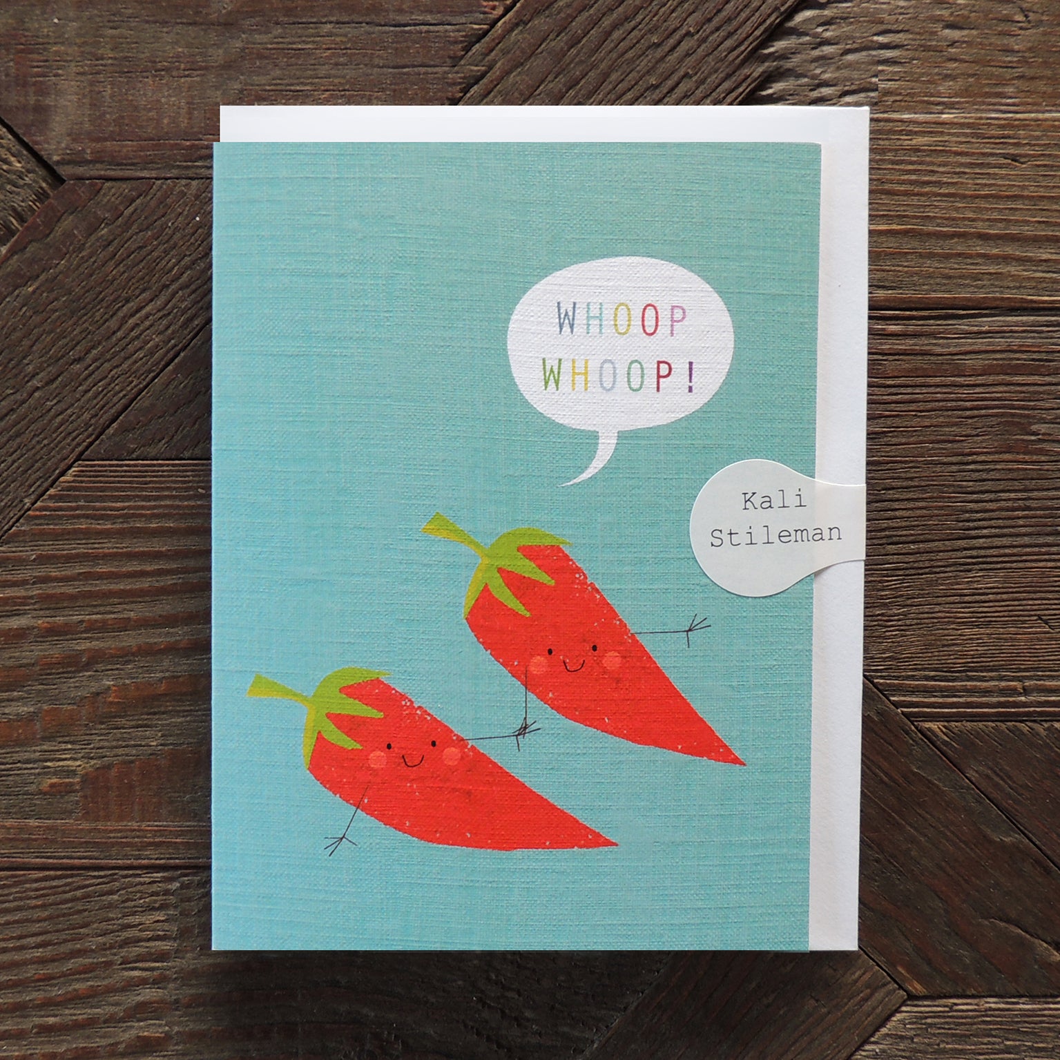 SM21 mini chillies greetings card