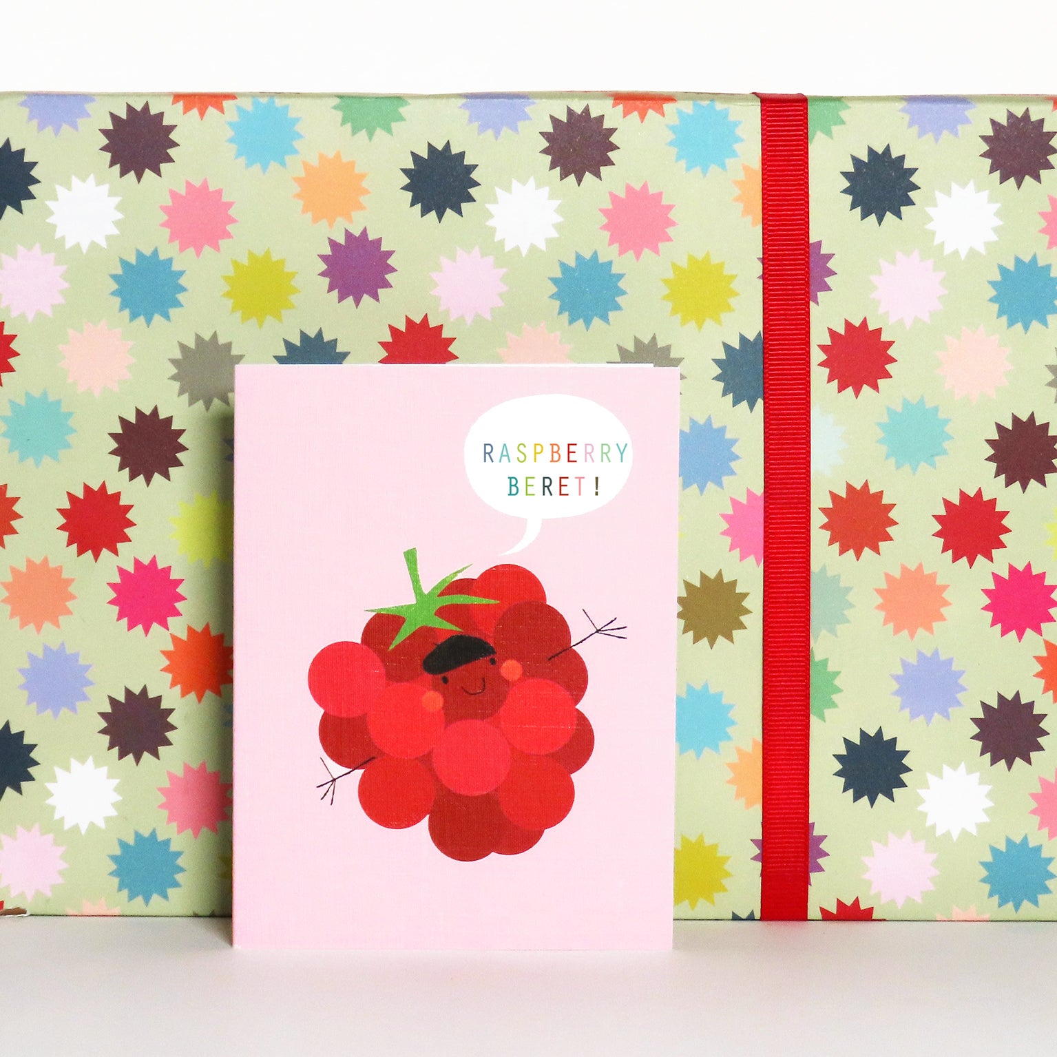 SM84 mini raspberry beret card