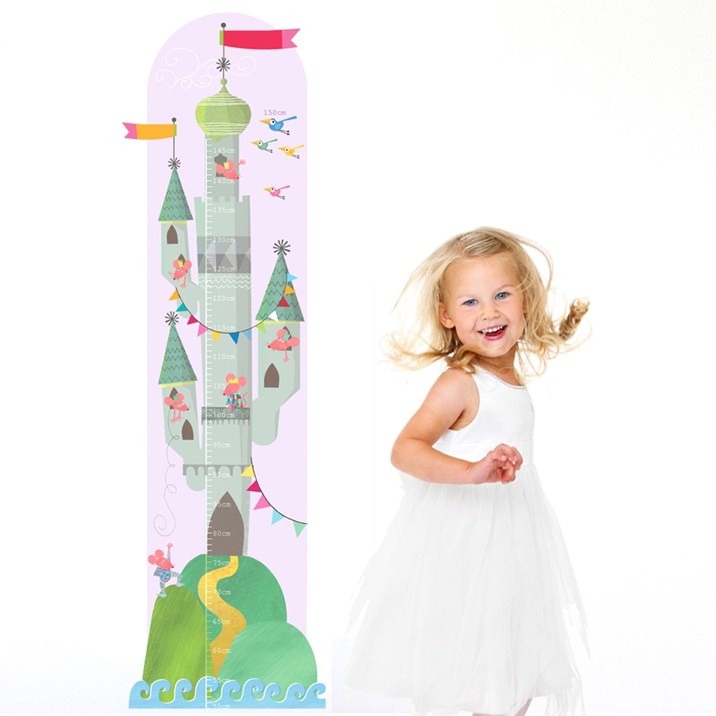 ST09 personalised mousey castle height chart