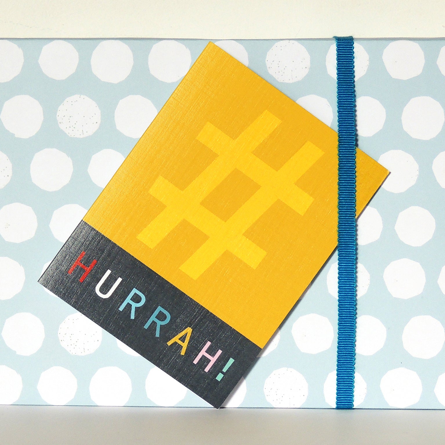 STW11 mini hashtag hurrah! card