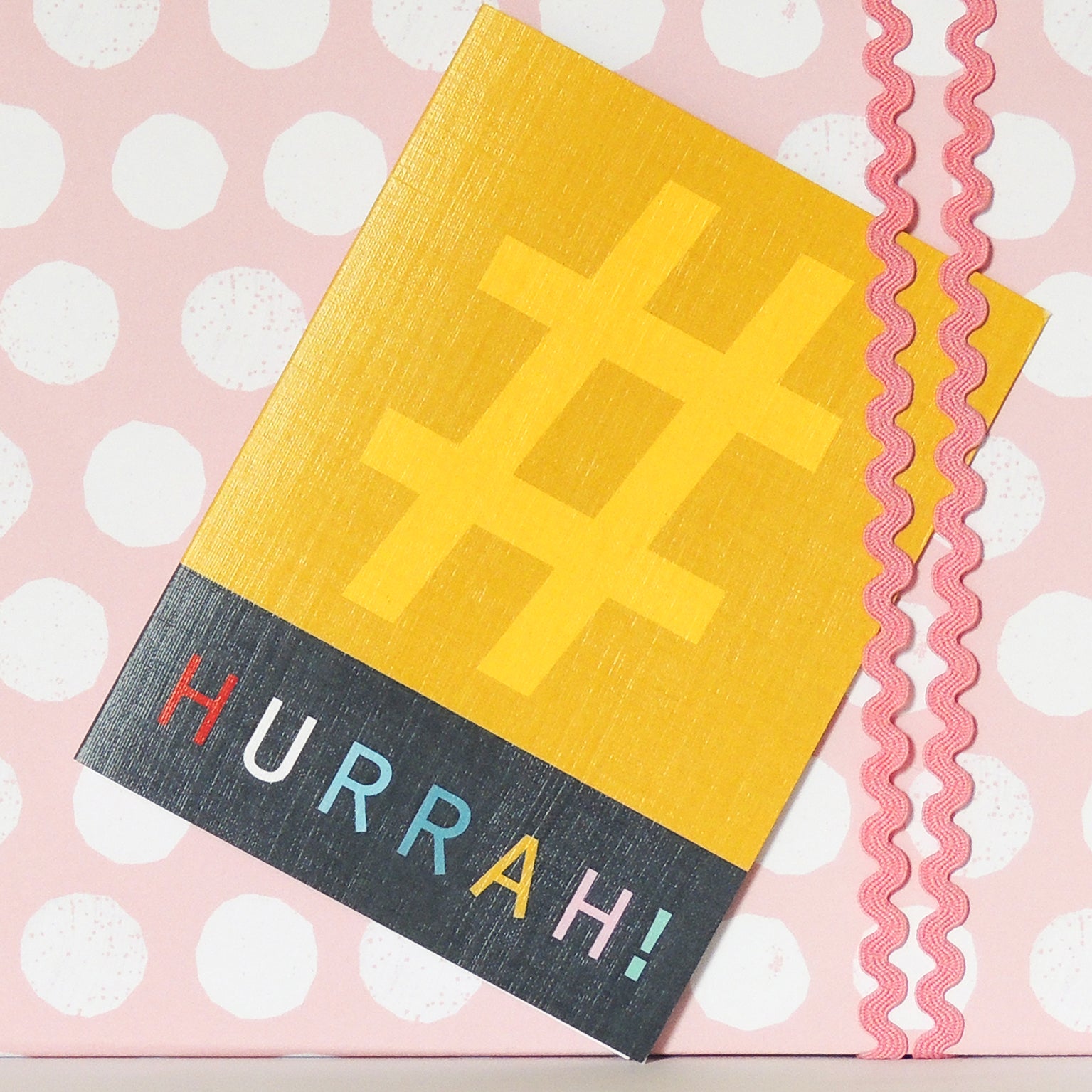 STW11 mini hashtag hurrah! card