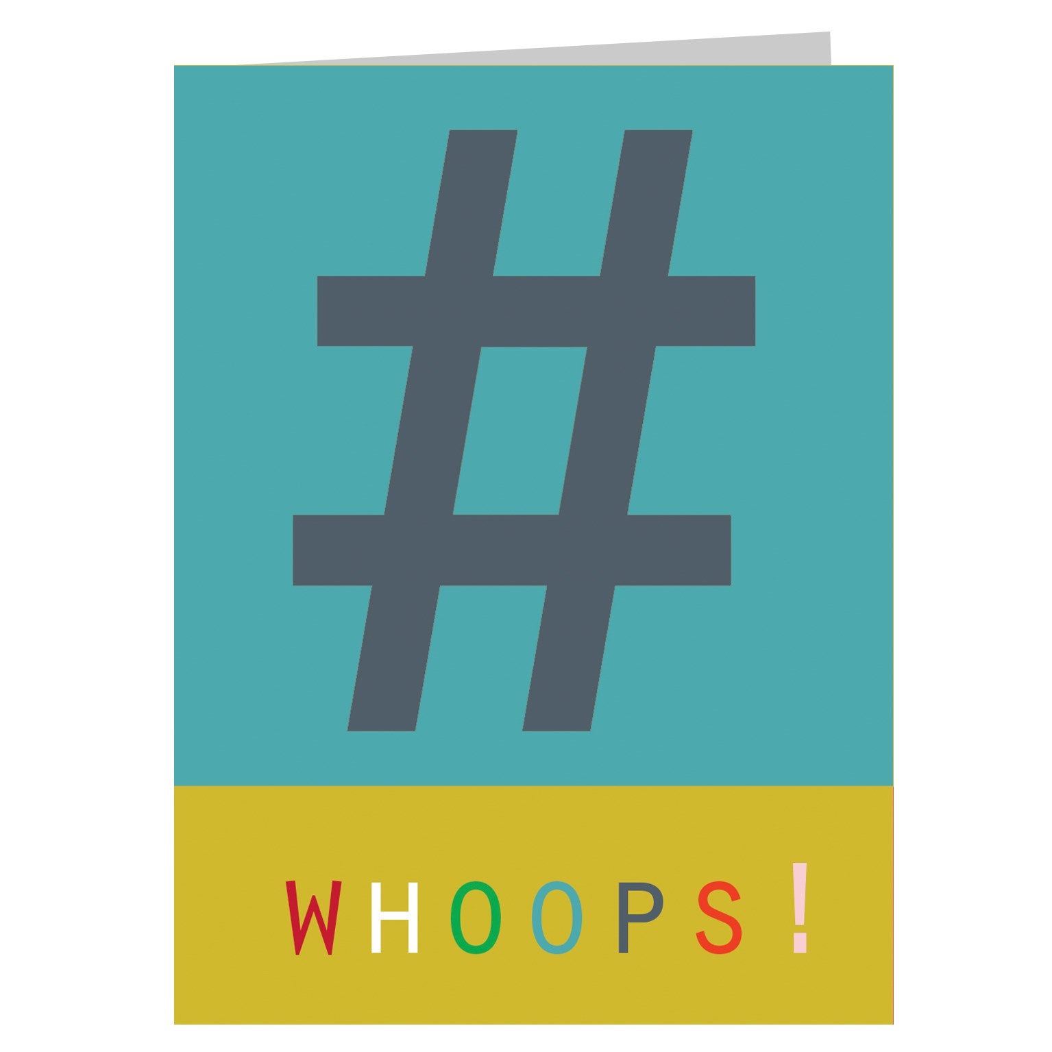 STW13 mini hashtag whoops! card
