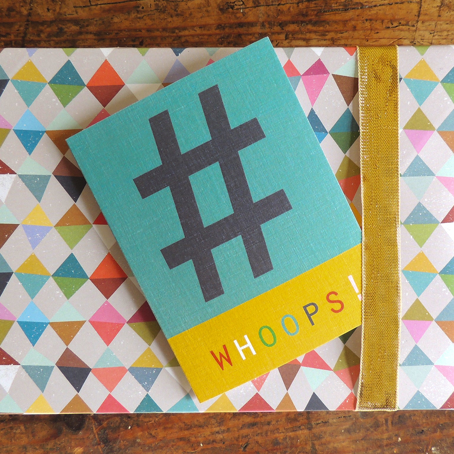 STW13 mini hashtag whoops! card