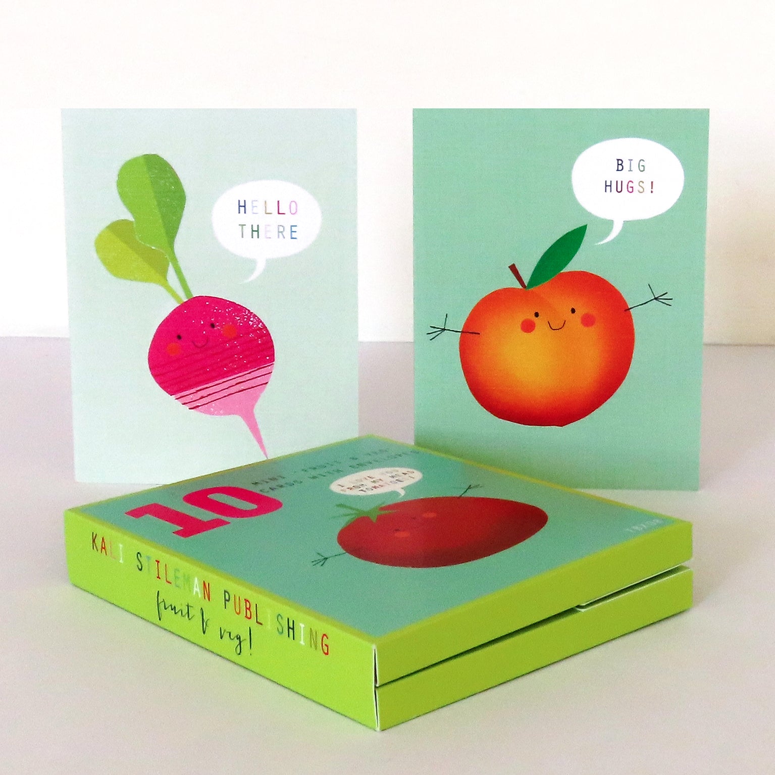 TBX08 mixed mini fruit and veg cards box