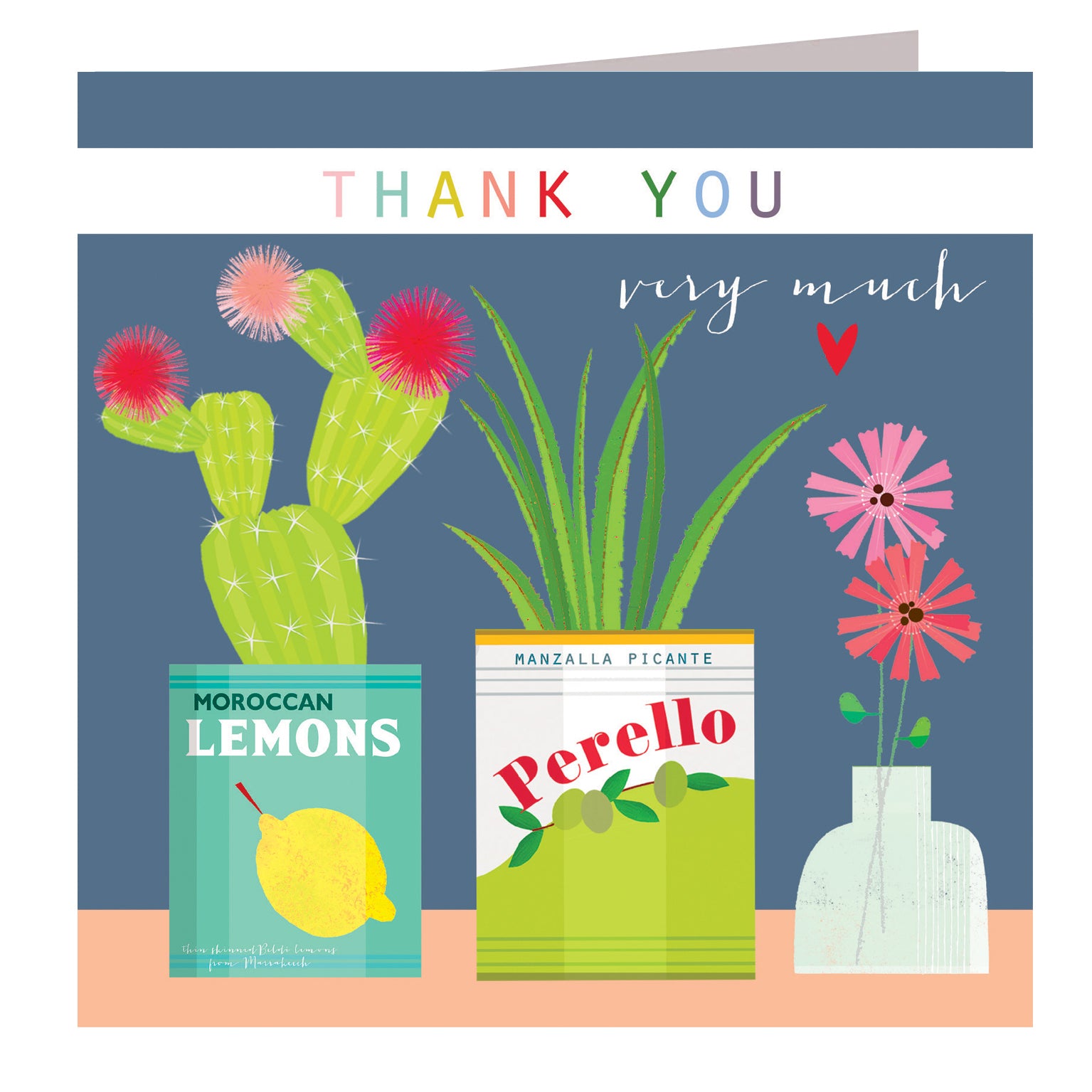 TC01 thank you greetings card