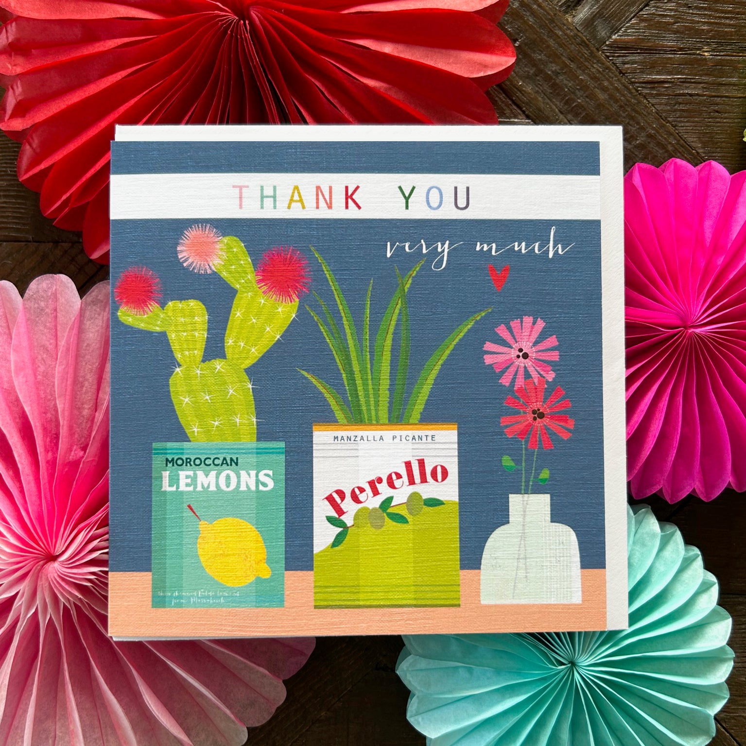 TC01 thank you greetings card