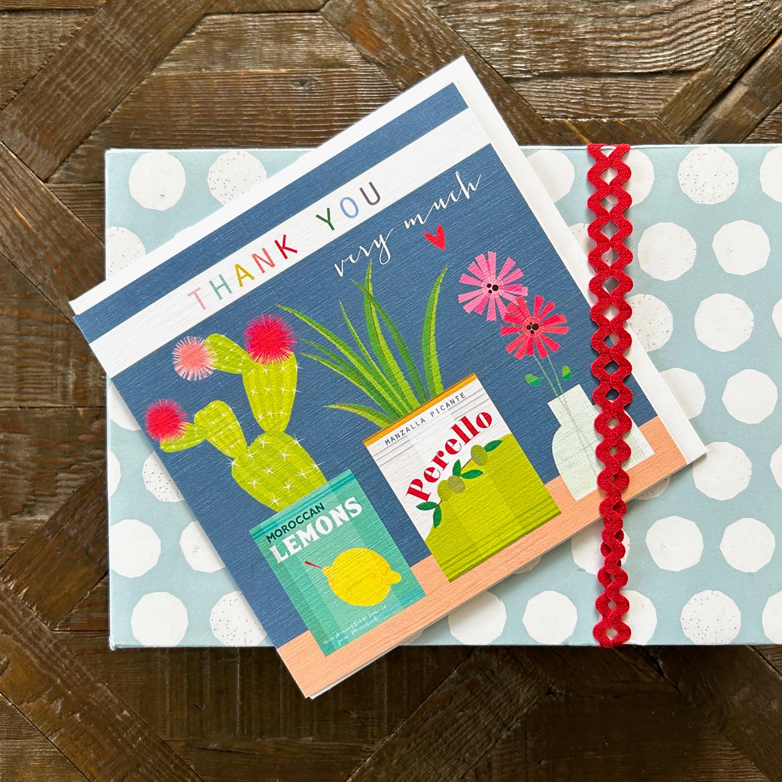 TC01 thank you greetings card