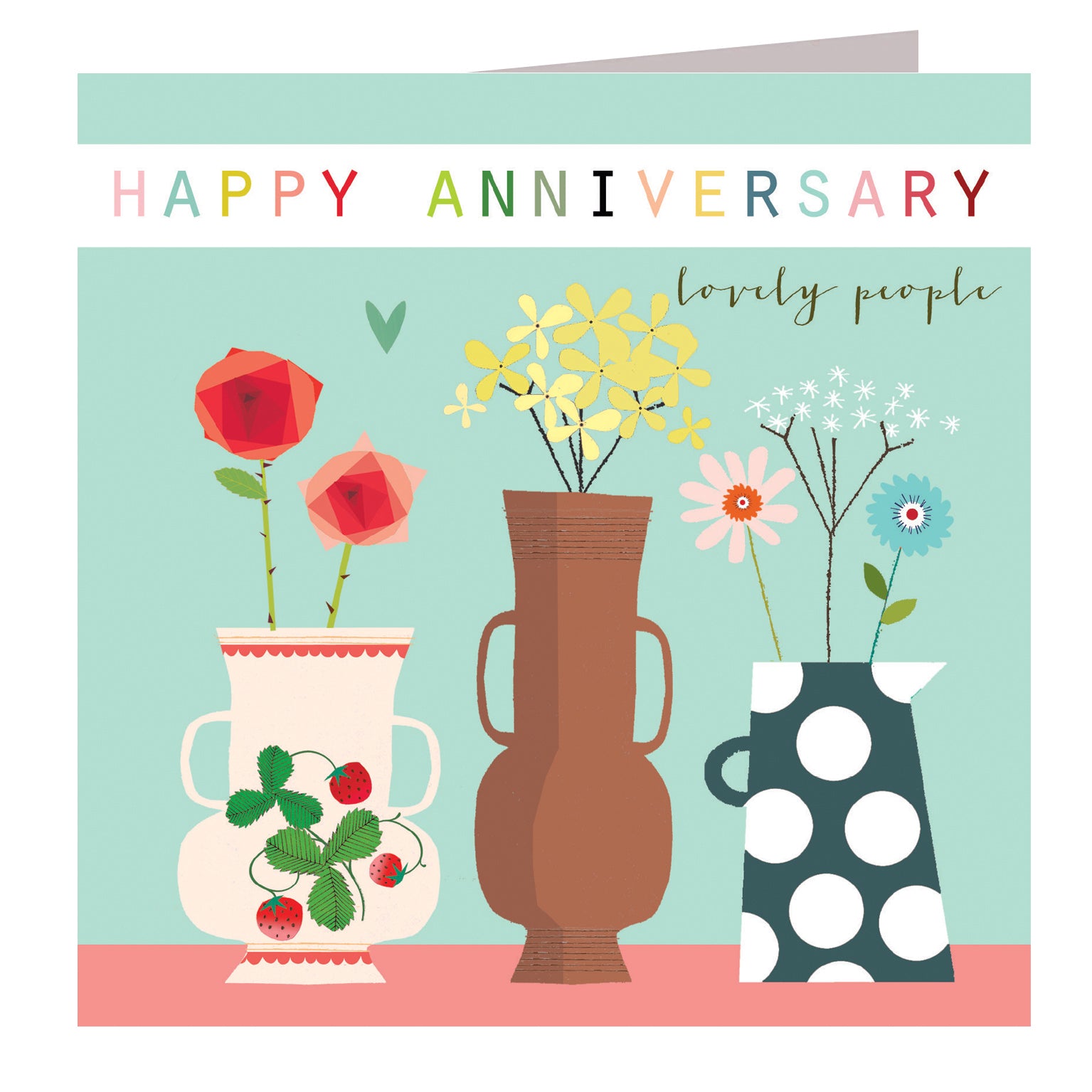 TC10 happy anniversary greetings card