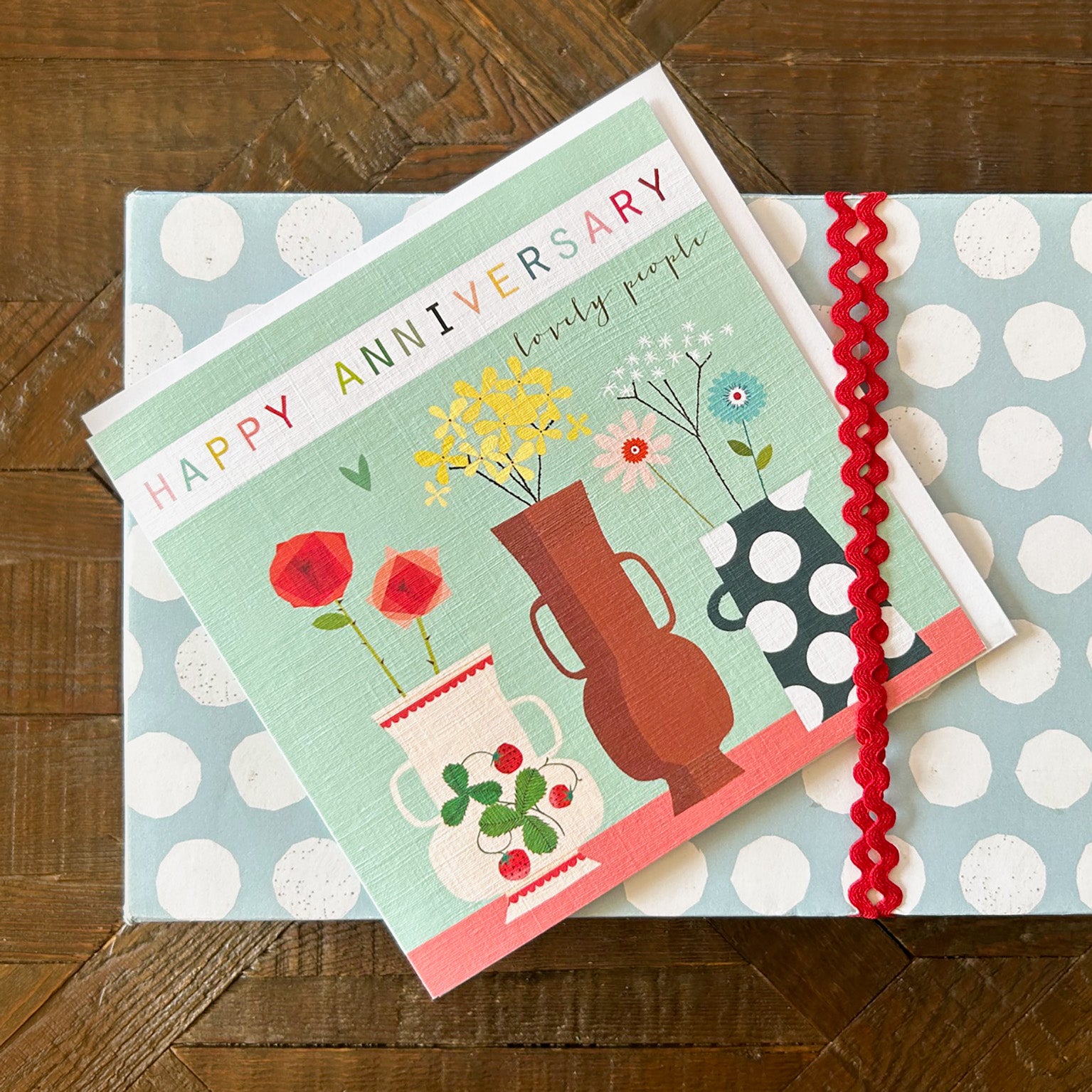 TC10 happy anniversary greetings card
