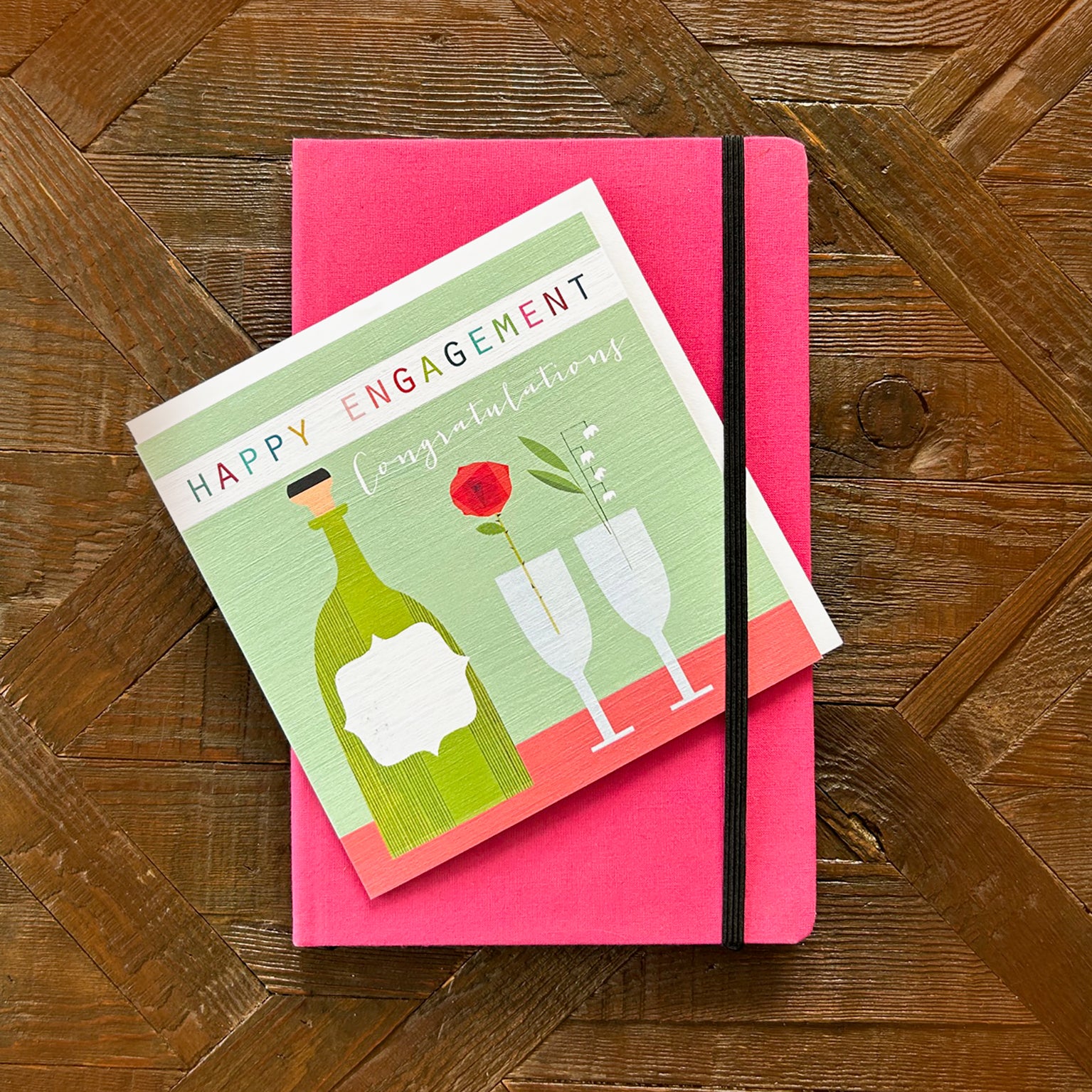 TC11 happy engagement greetings card
