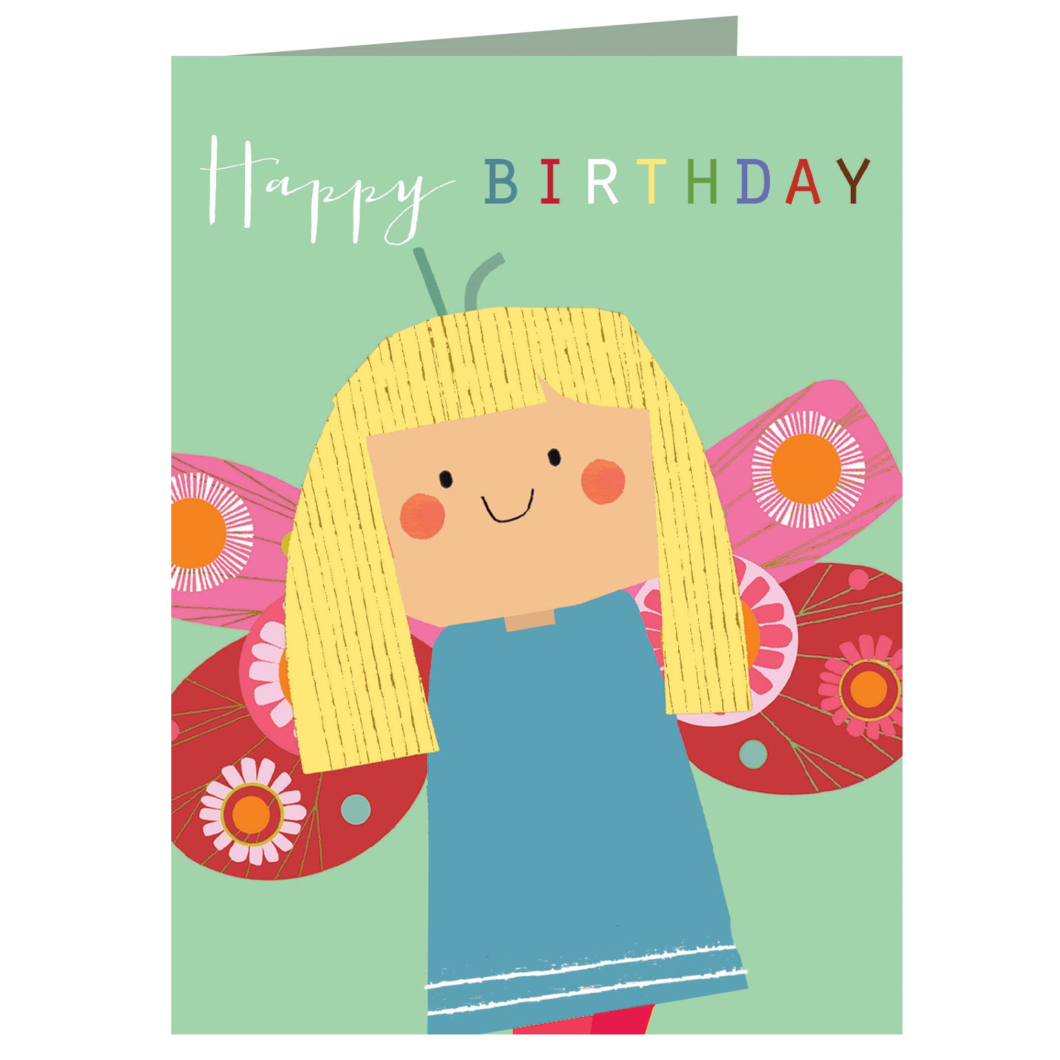 TMC06 mini butterfly birthday card