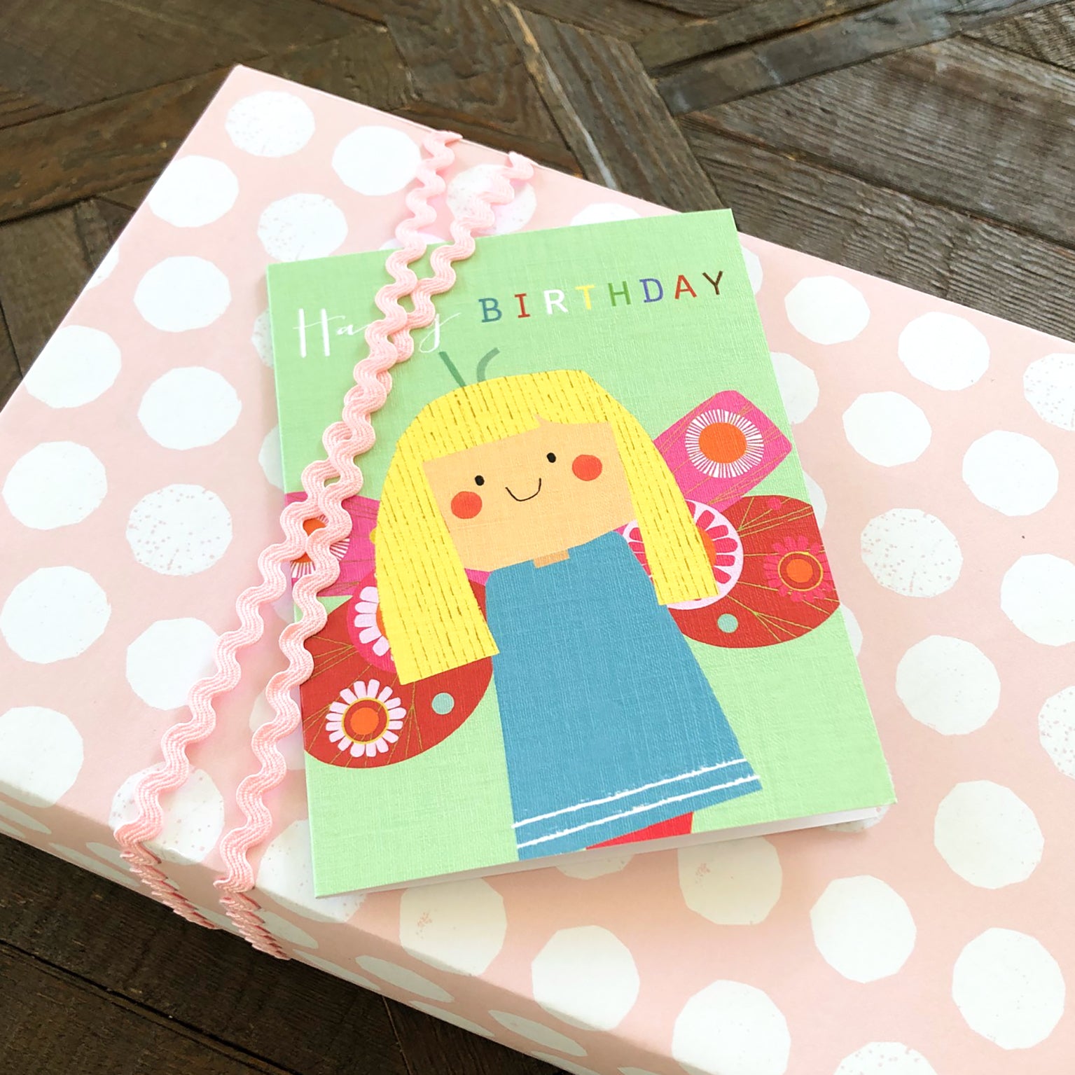 TMC06 mini butterfly birthday card