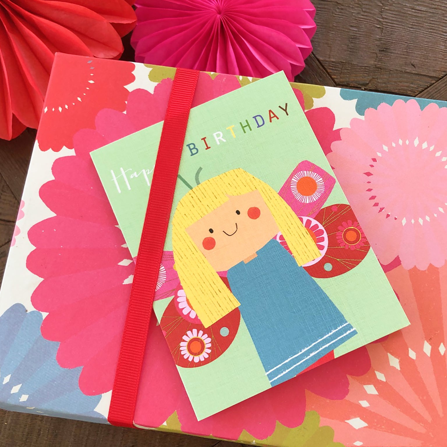 TMC06 mini butterfly birthday card