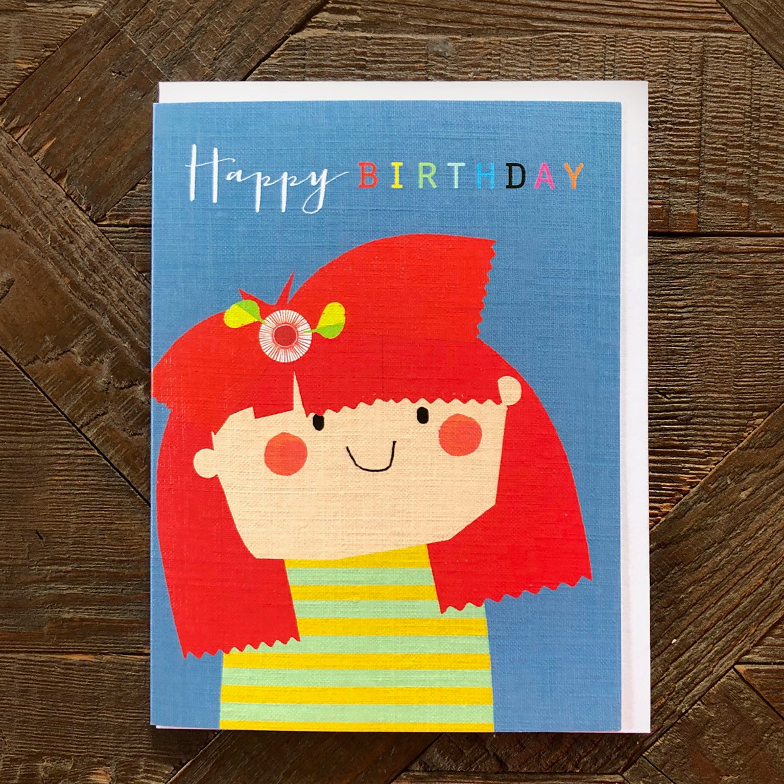 TMC19 mini flower girl birthday card