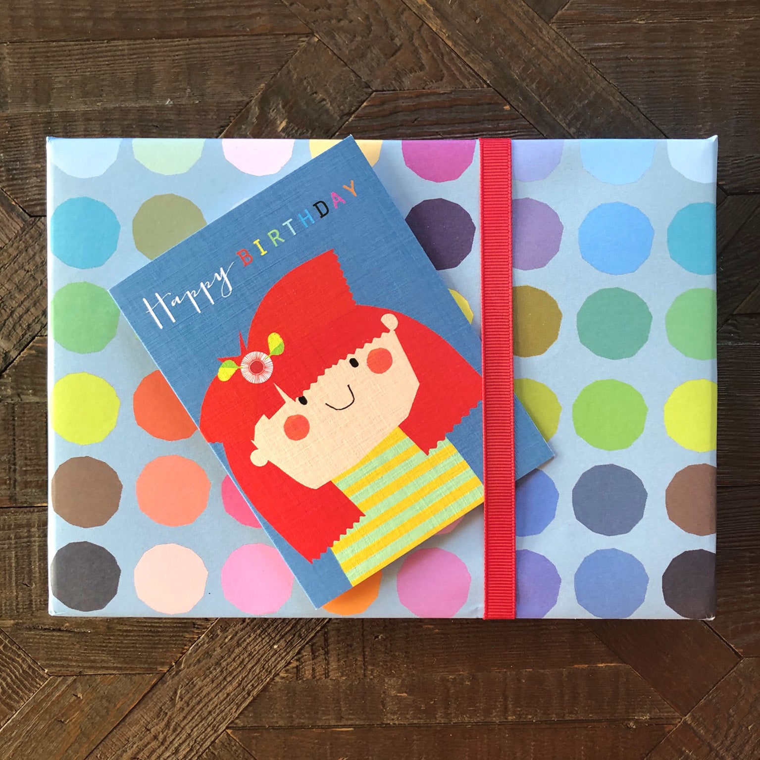 TMC19 mini flower girl birthday card