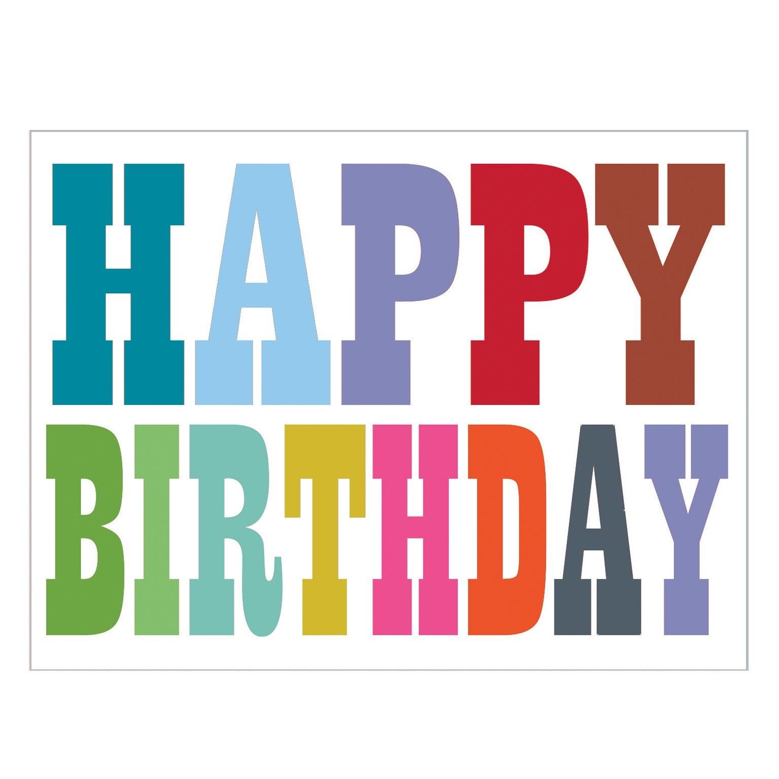 TW101 mini happy birthday card