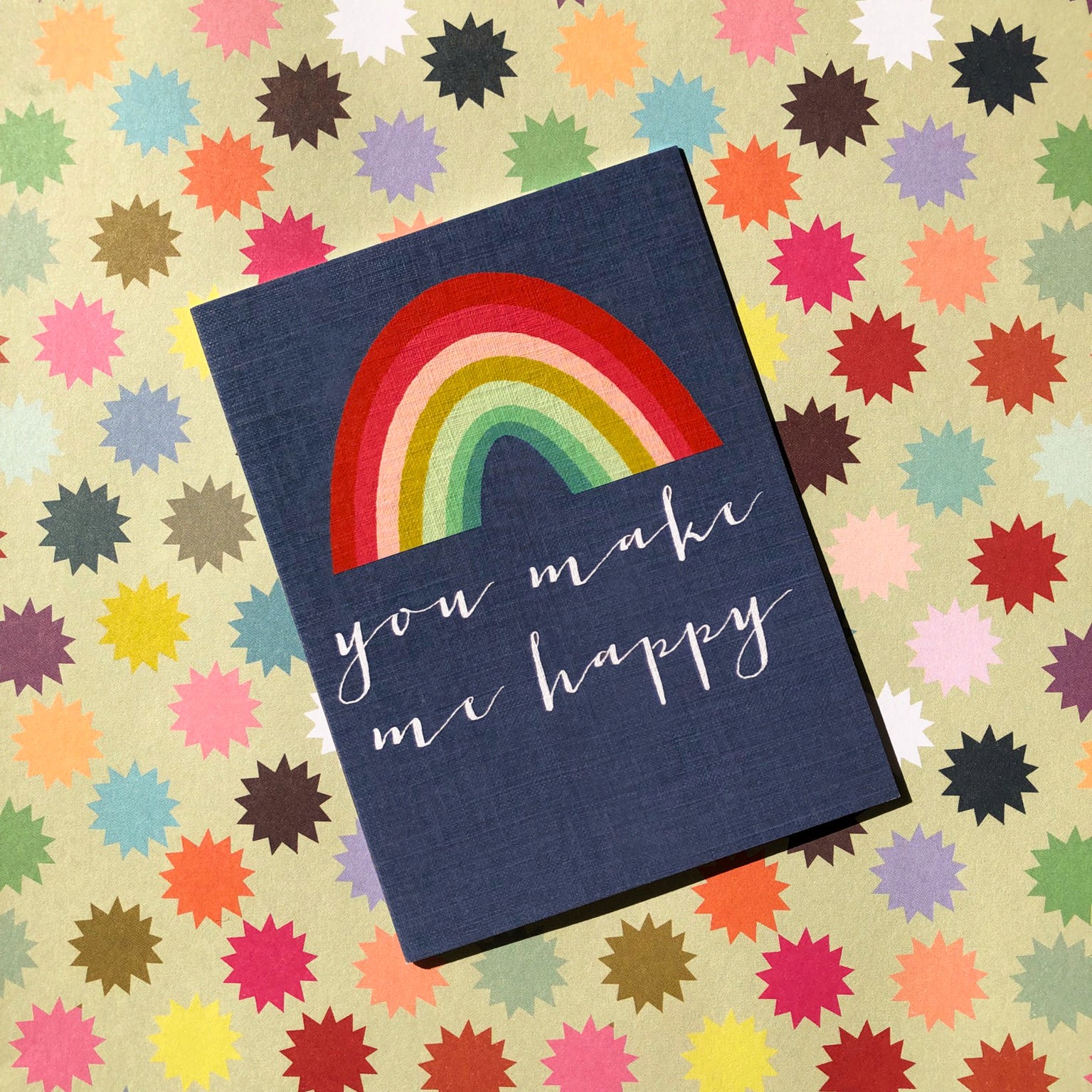 TW406 mini you make me happy card