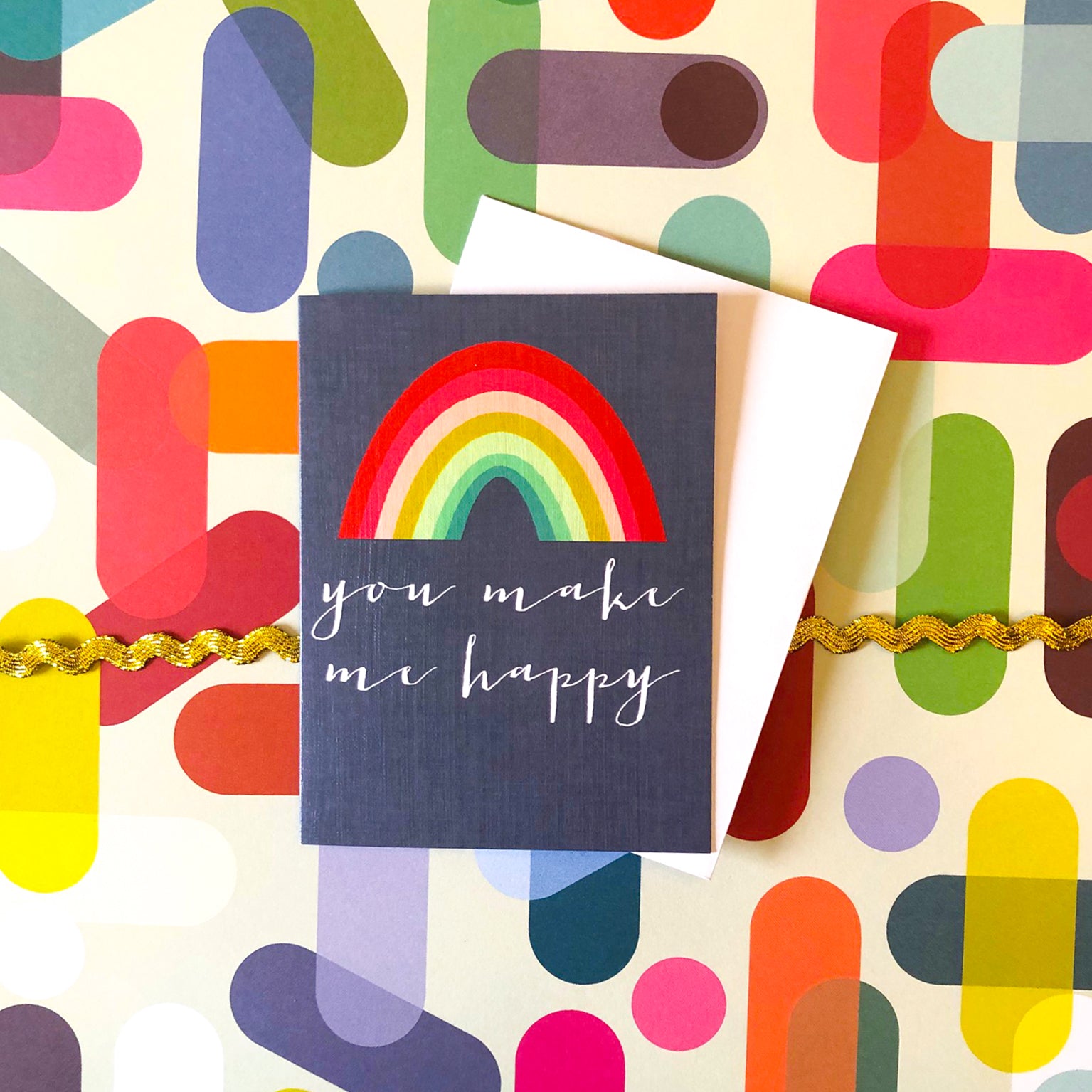TW406 mini you make me happy card