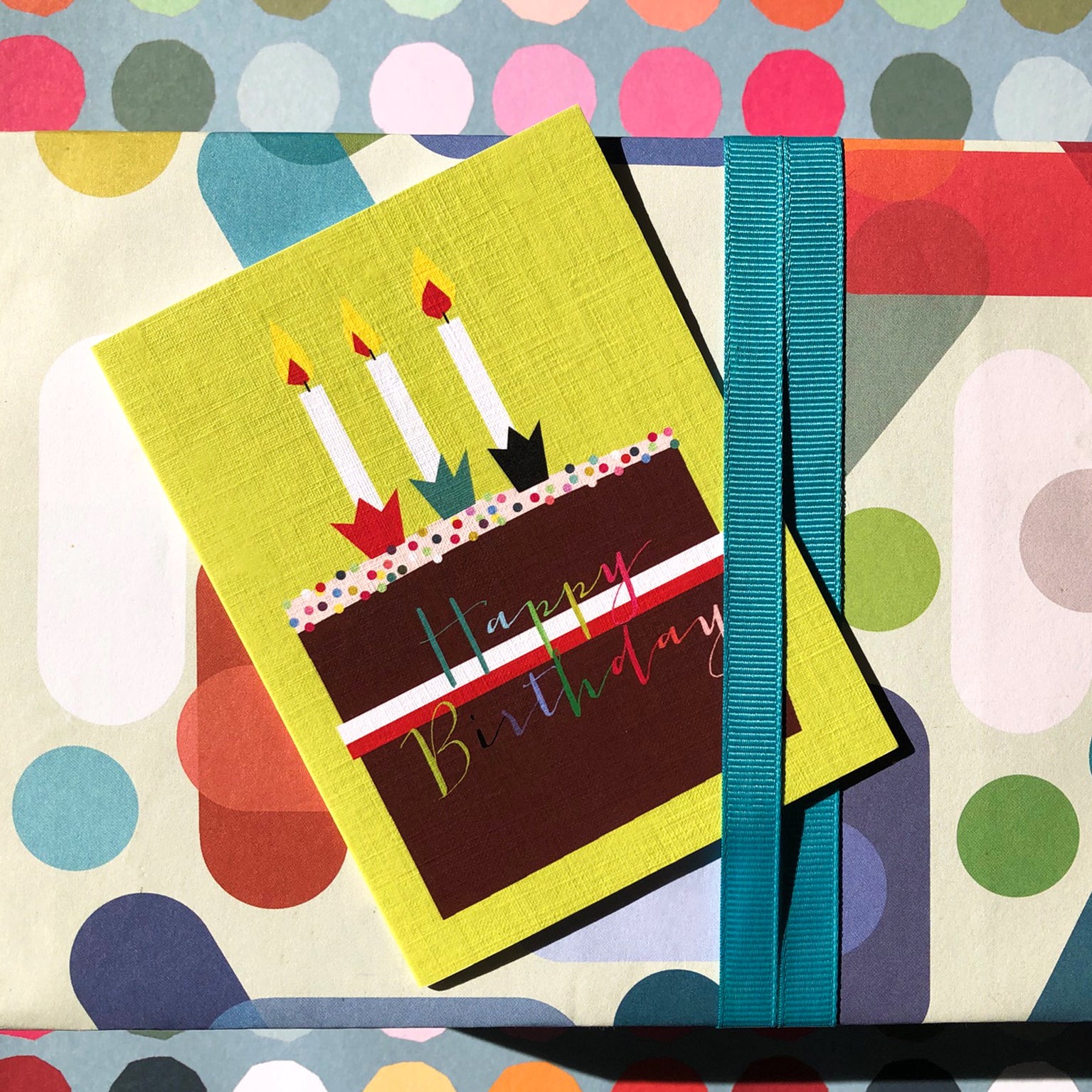 TW418 mini happy birthday card