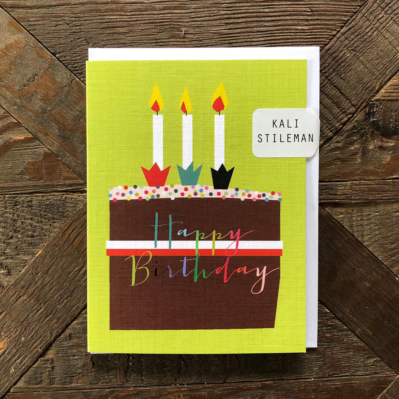 TW418 mini happy birthday card