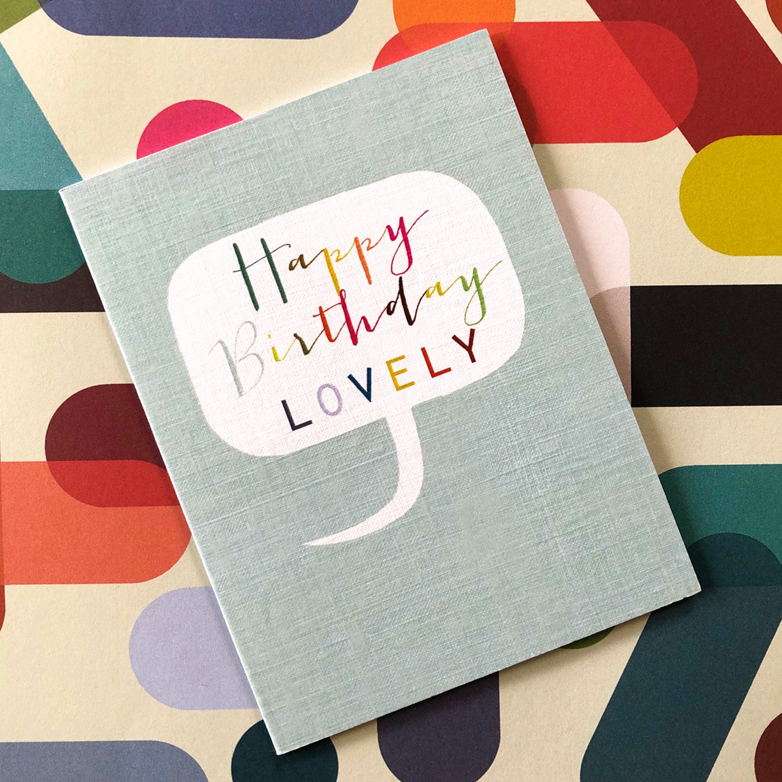 TW424 mini happy birthday lovely card