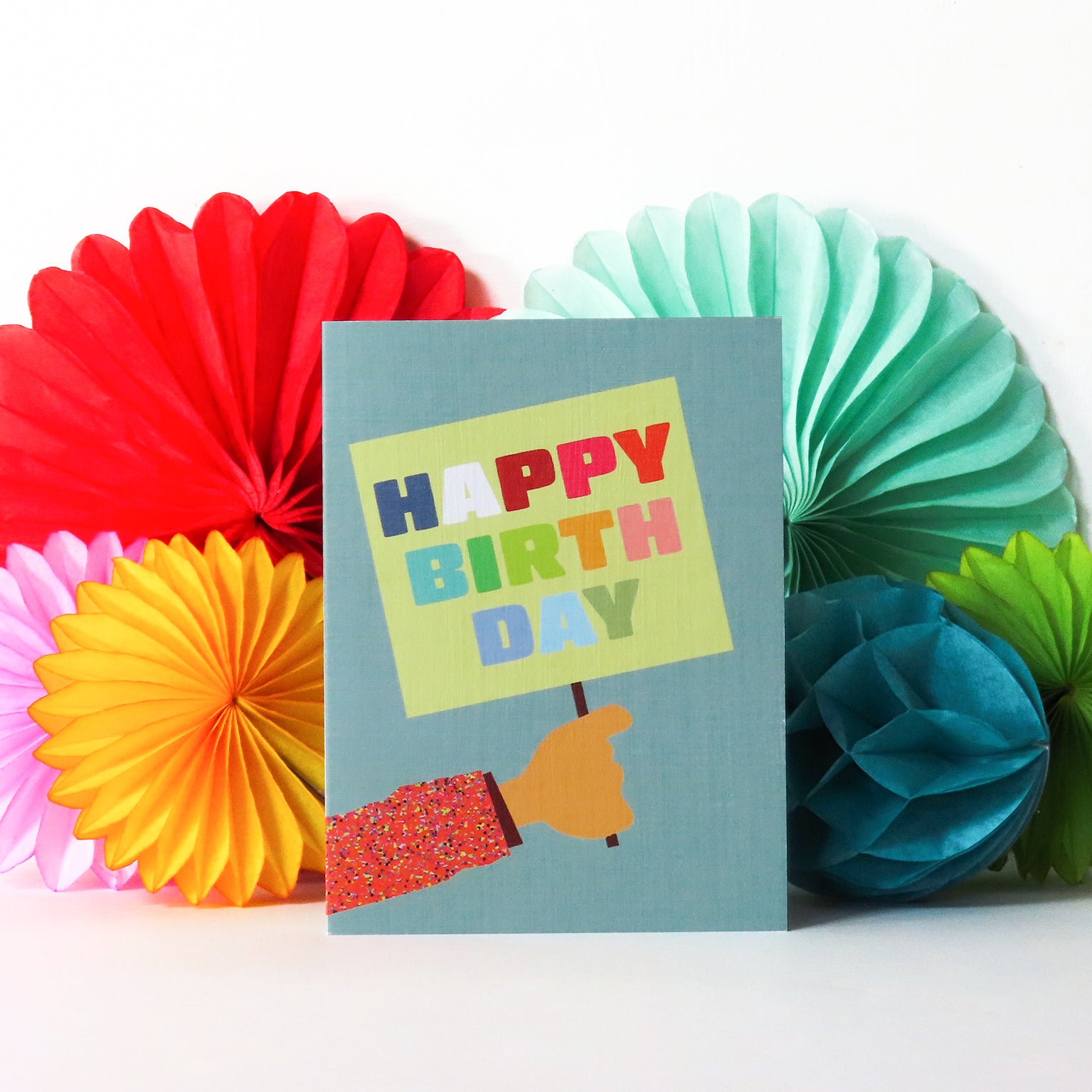 TW430 mini happy birthday card