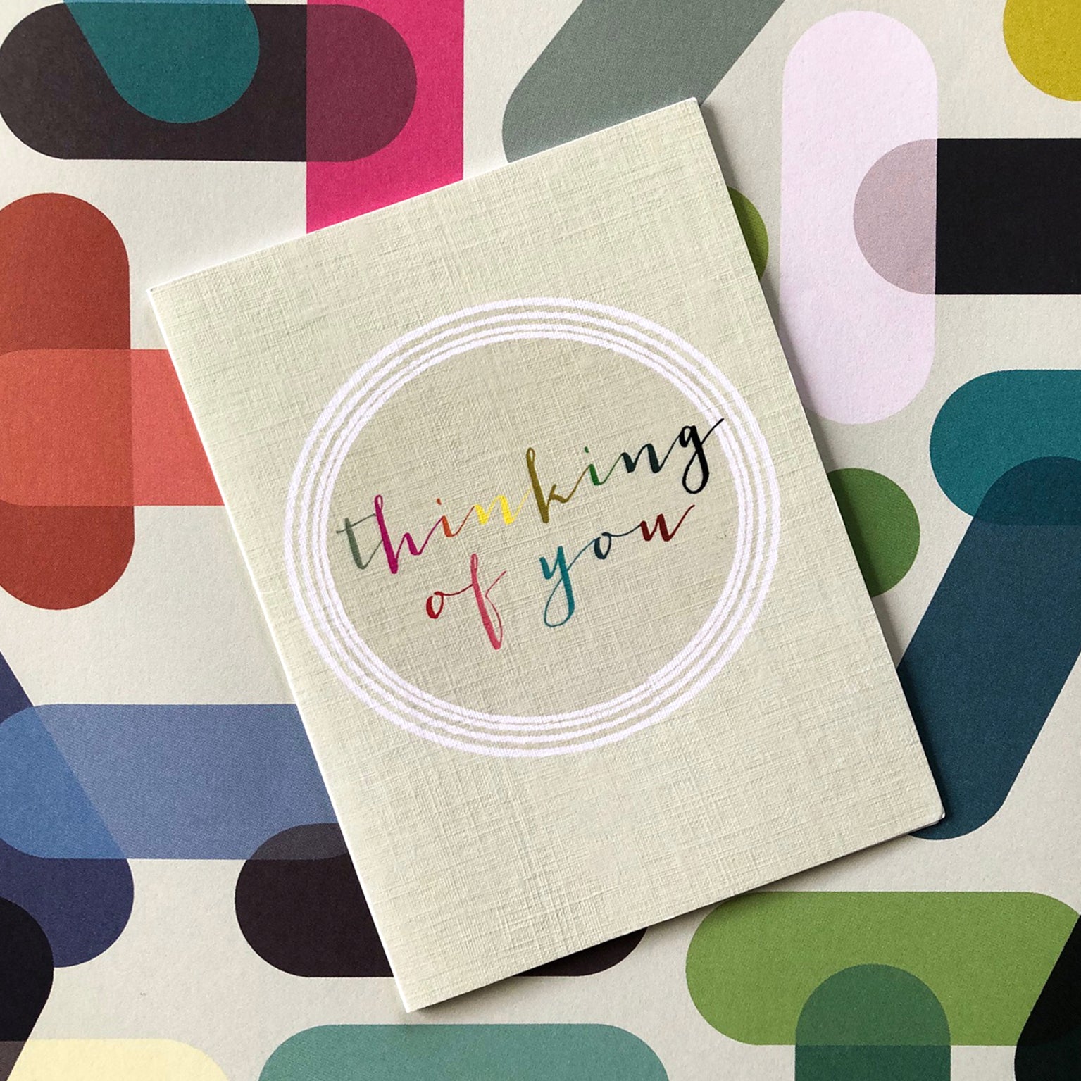 TW433 mini thinking of you card