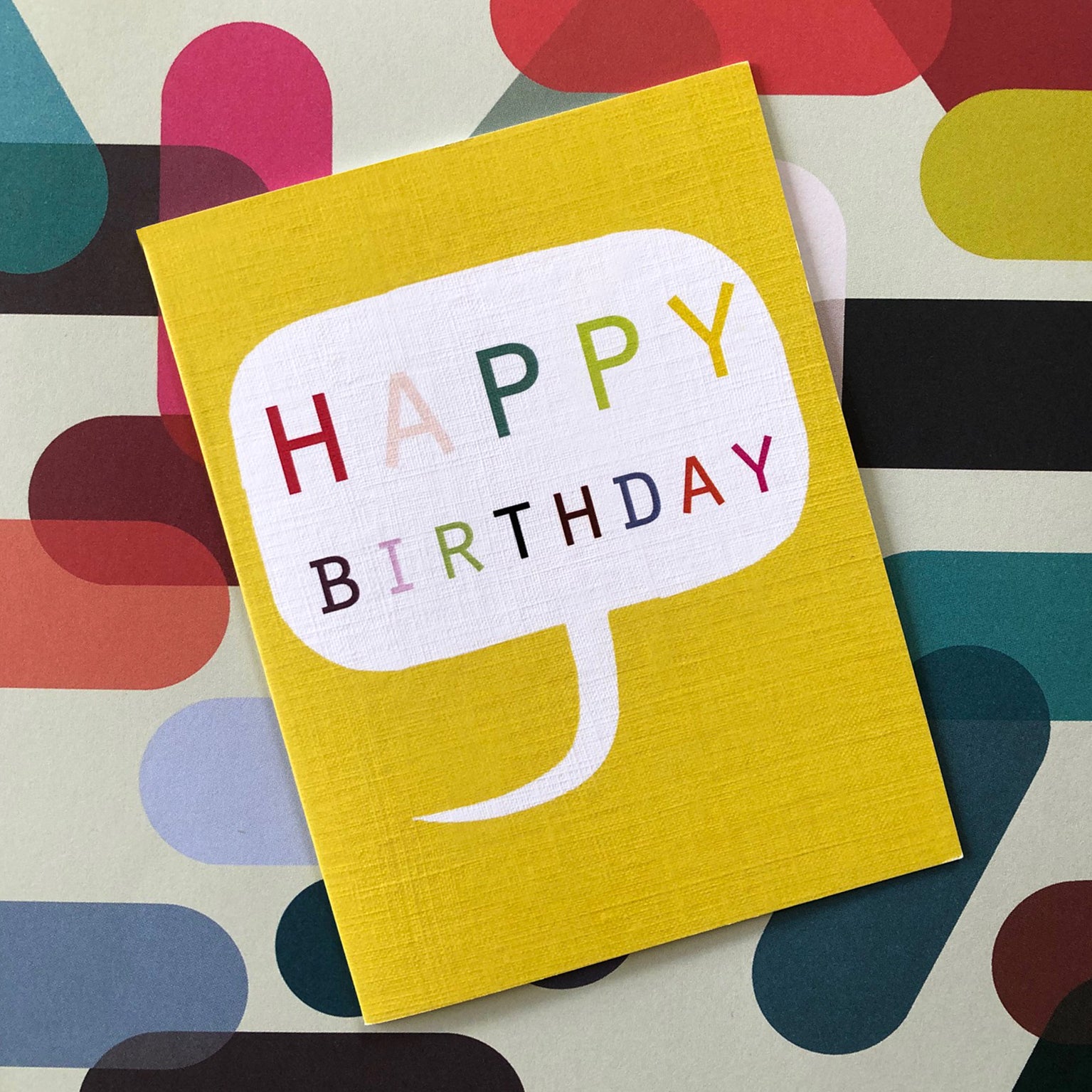 TW436 mini happy birthday card