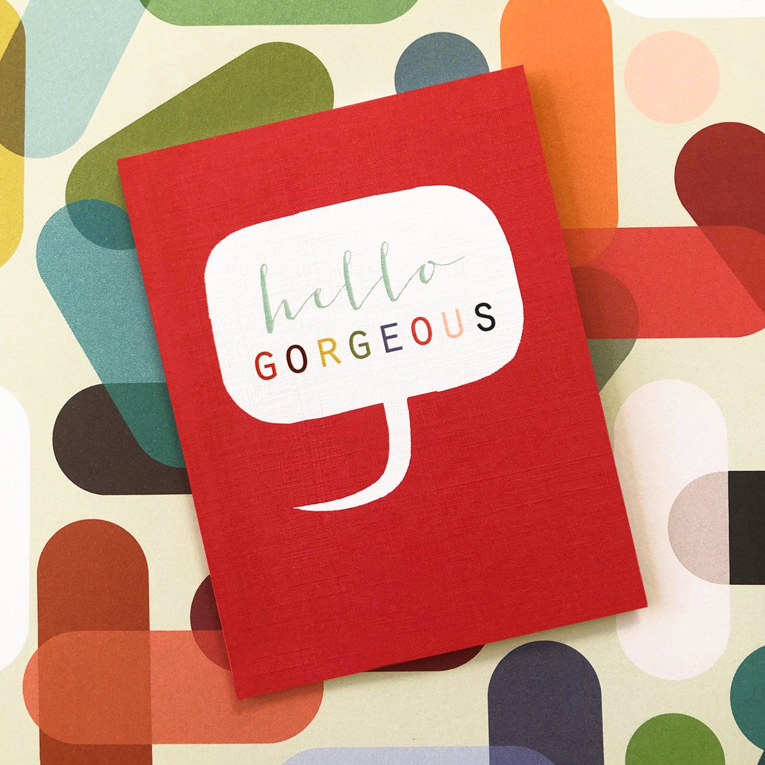 TW447 mini hello gorgeous card