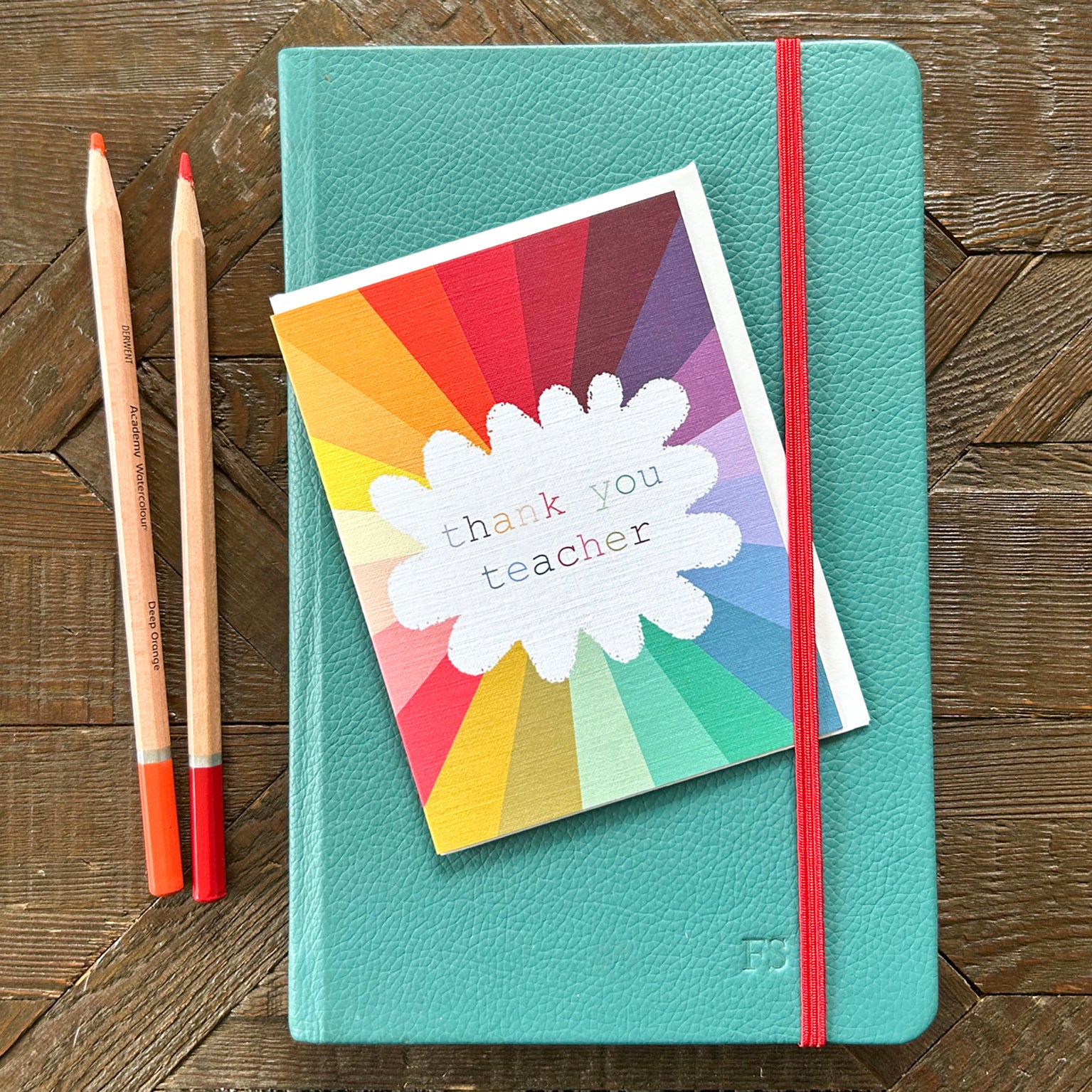 TW650 mini colourful thank you teacher card