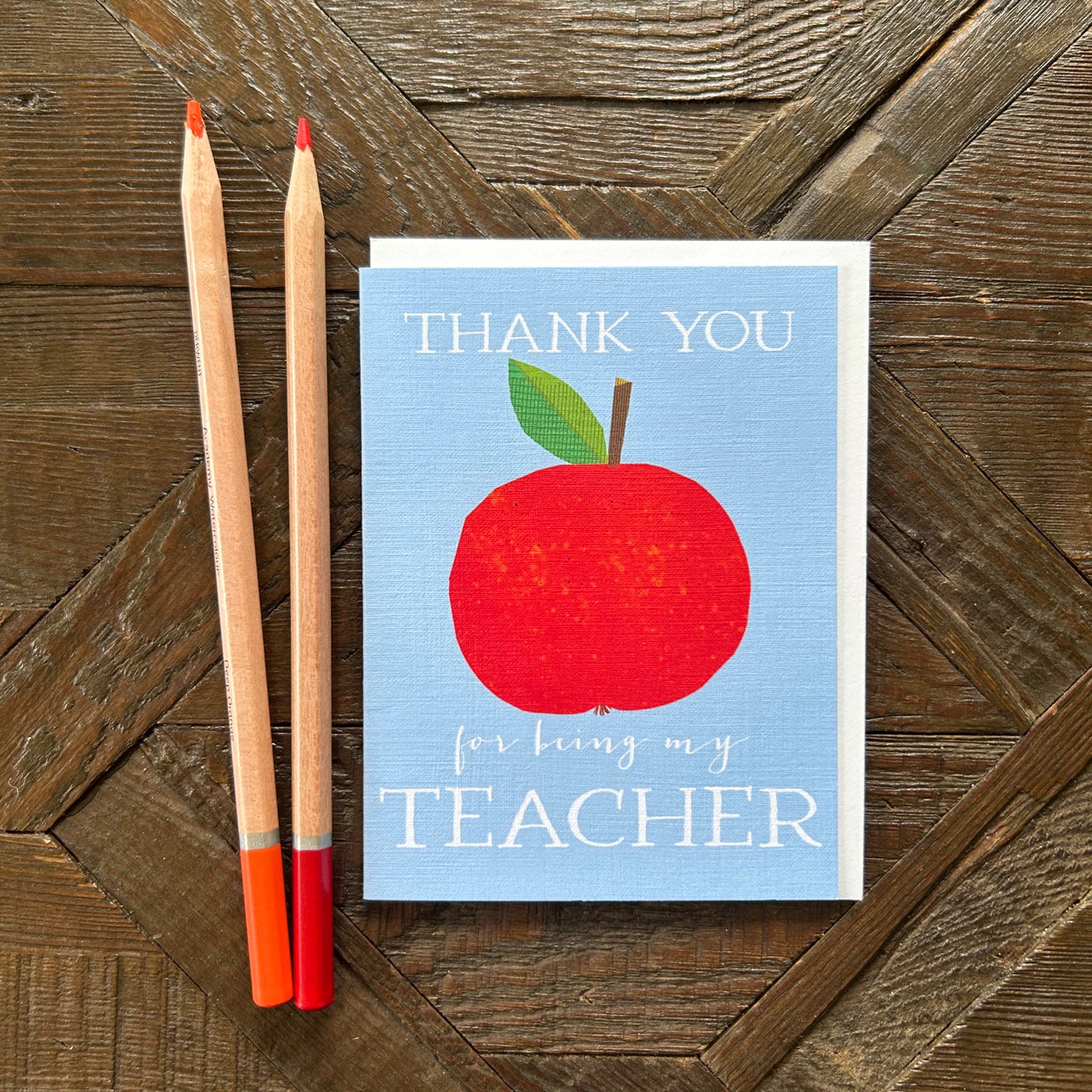 TW651 mini thank you teacher apple card