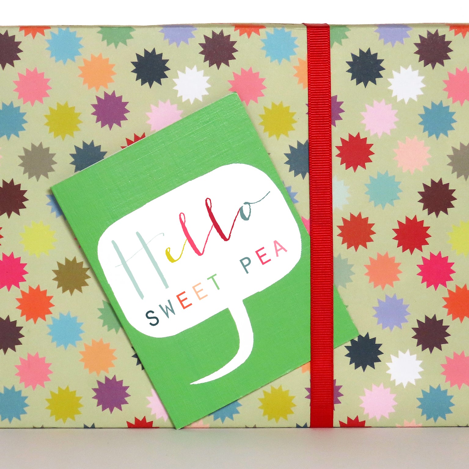 TWB06 mini sweet pea card